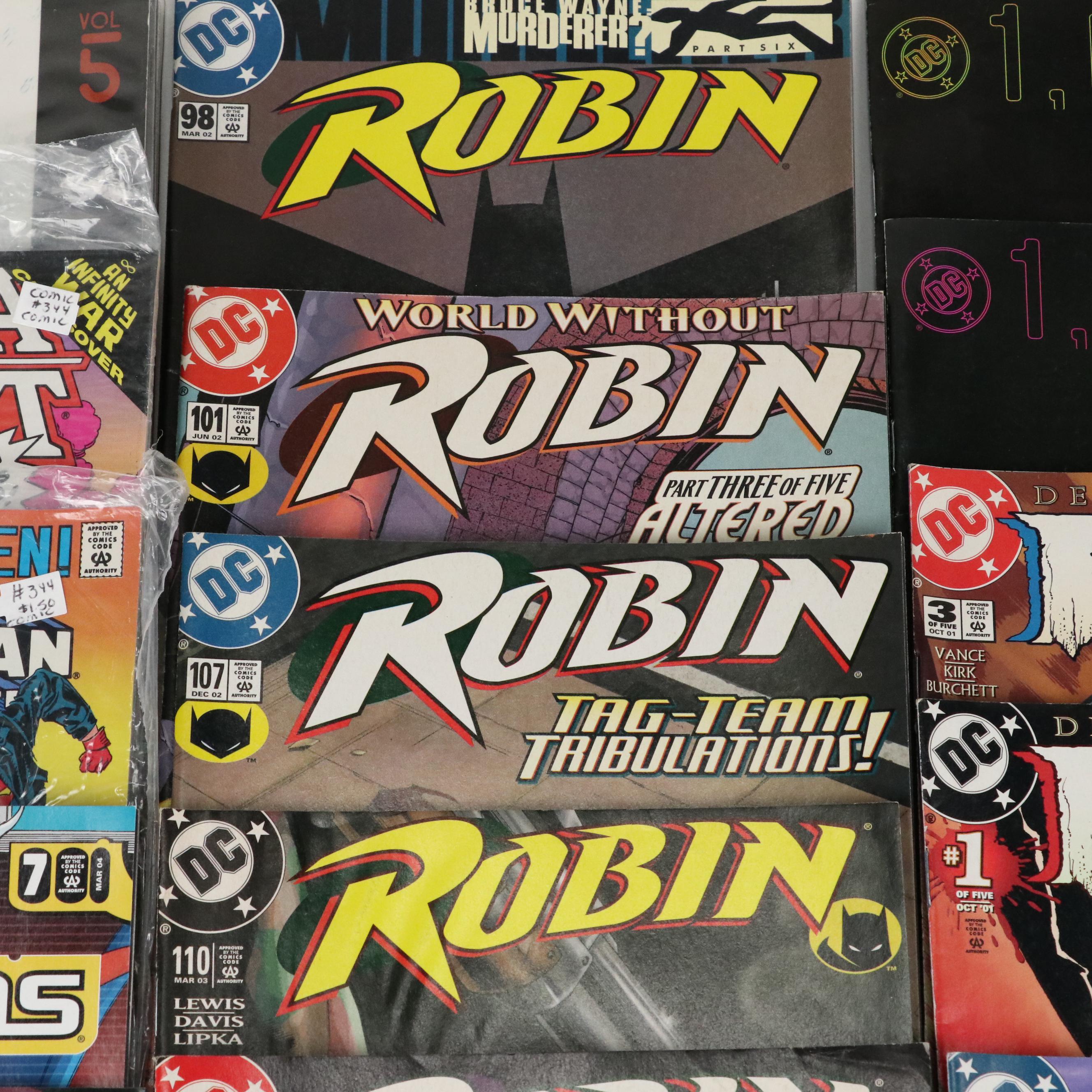 Modern Age Comic Books Featuring "Eternal Warrior," "Robin," "Dead Again," More