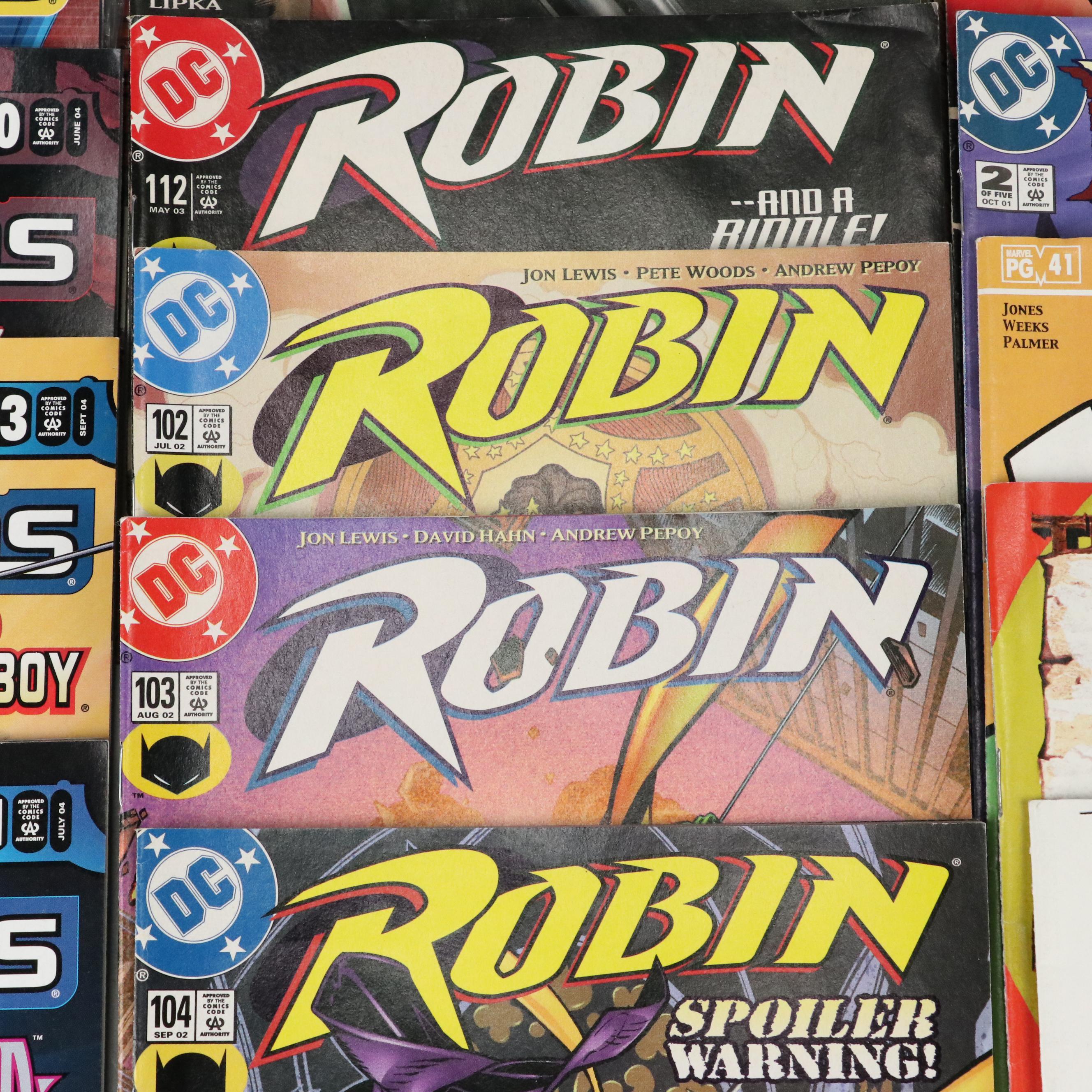 Modern Age Comic Books Featuring "Eternal Warrior," "Robin," "Dead Again," More