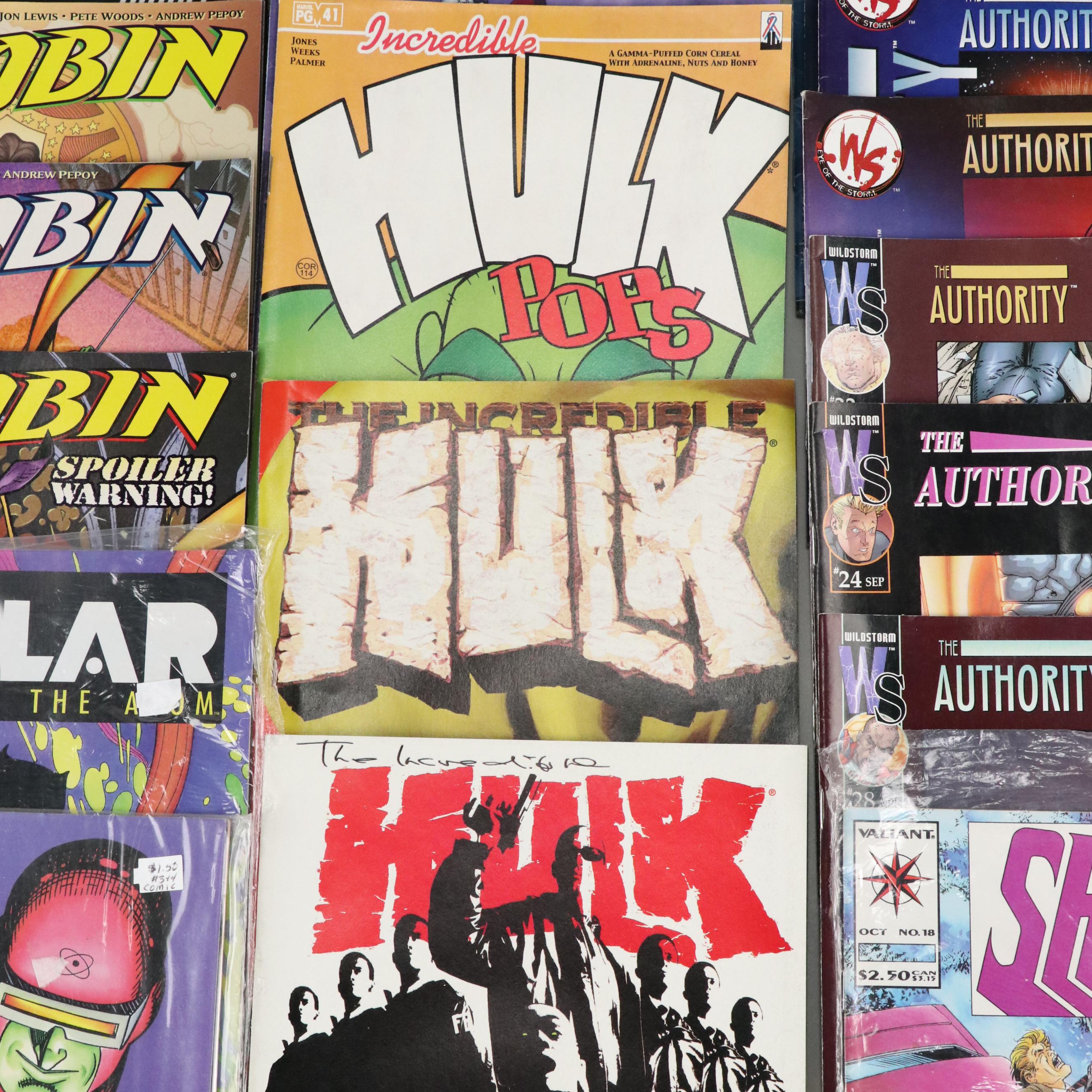 Modern Age Comic Books Featuring "Eternal Warrior," "Robin," "Dead Again," More