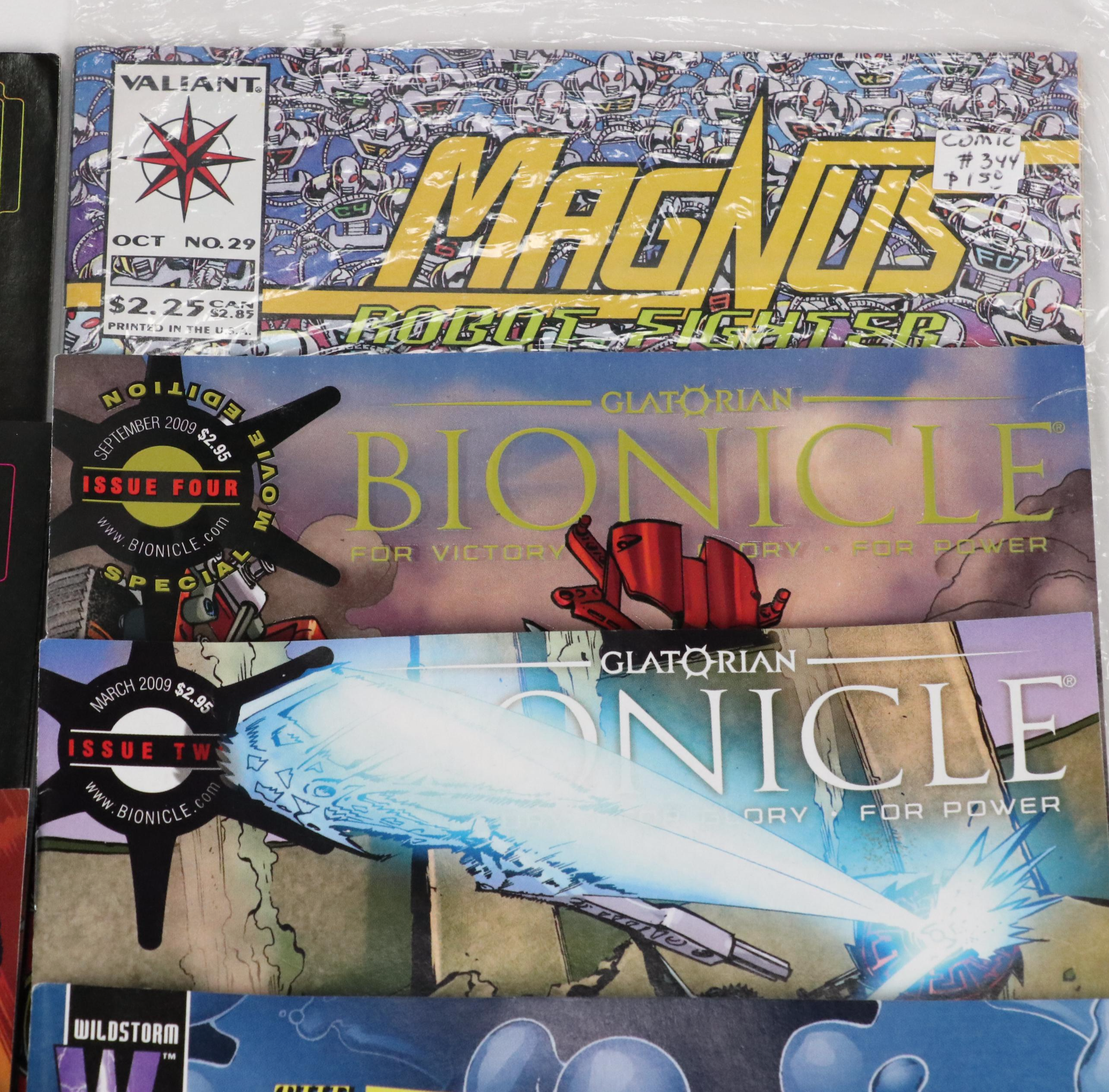 Modern Age Comic Books Featuring "Eternal Warrior," "Robin," "Dead Again," More