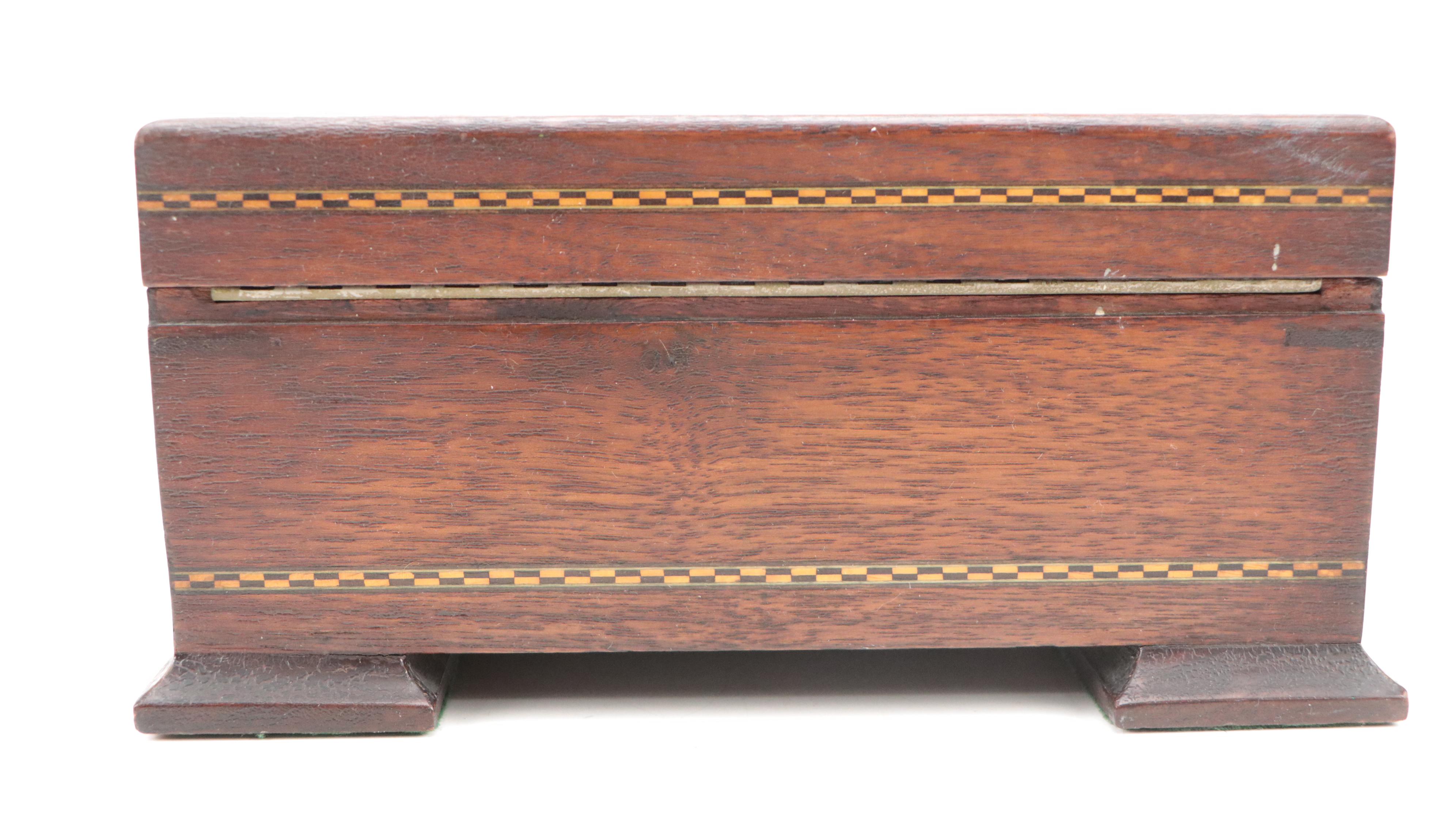 Marquetry Inlaid Vanity Box