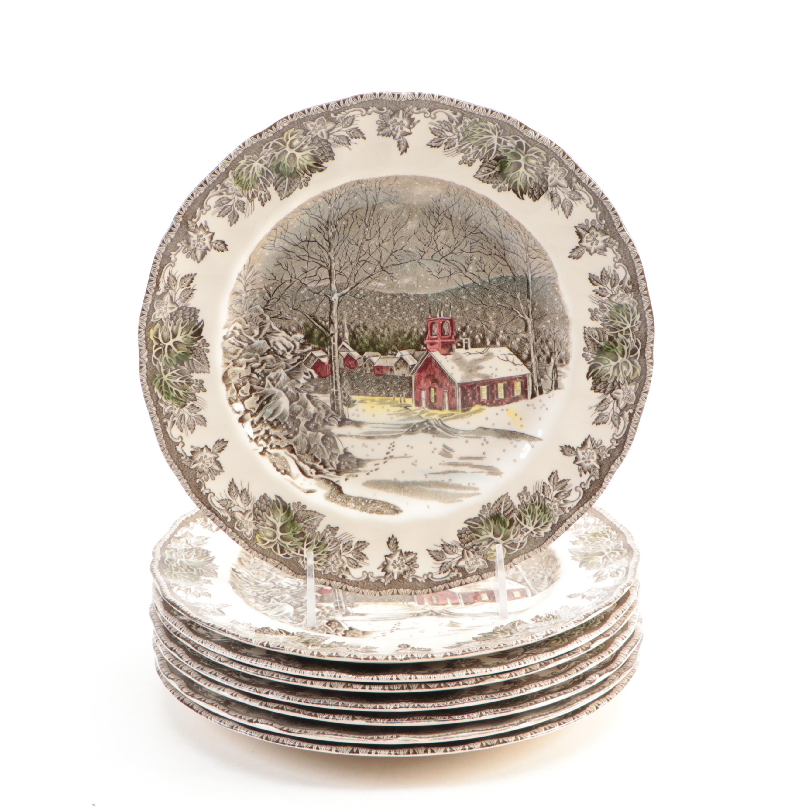 Johnson Brothers "Friendly Village" Plates, Mugs, and Other Dinnerware