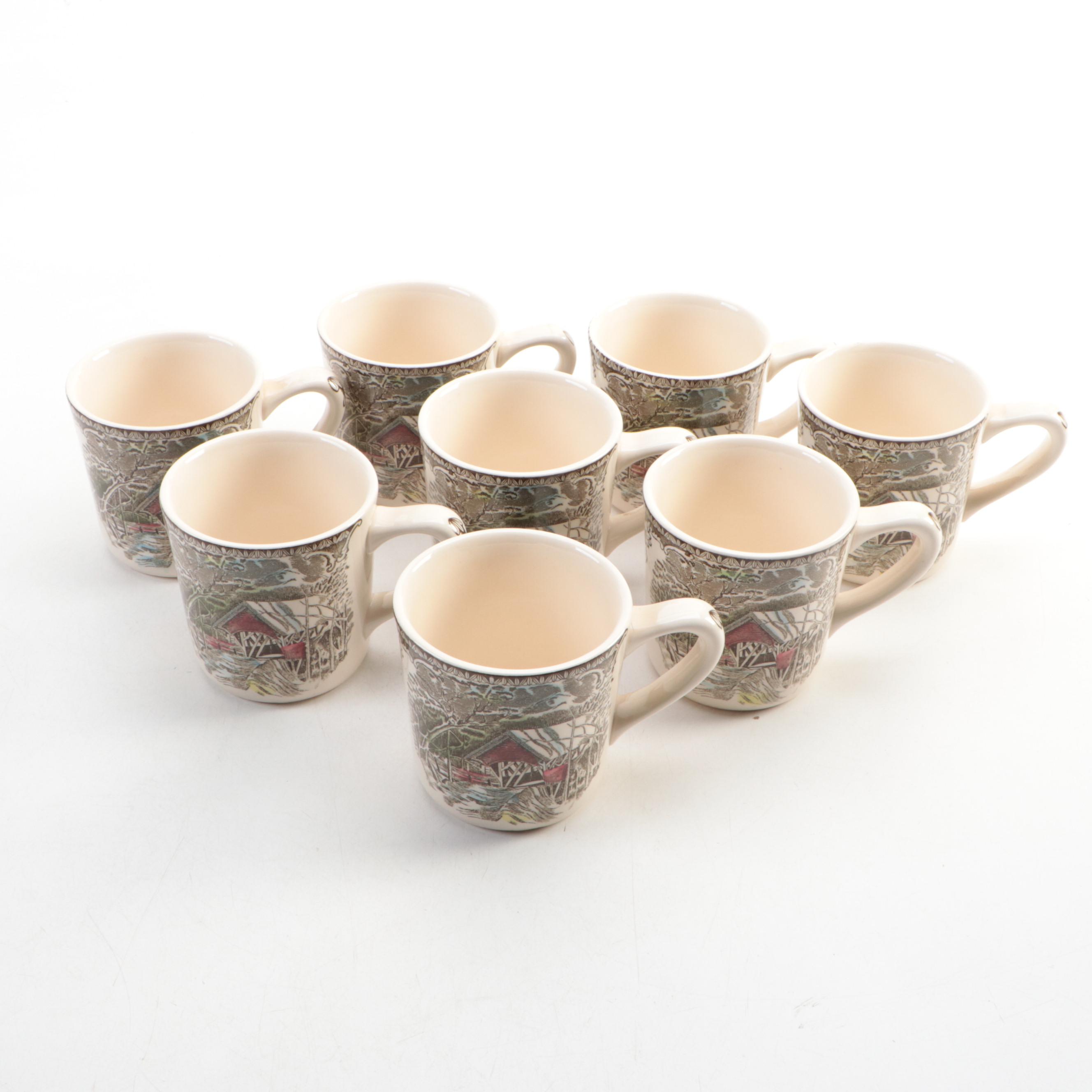 Johnson Brothers "Friendly Village" Plates, Mugs, and Other Dinnerware