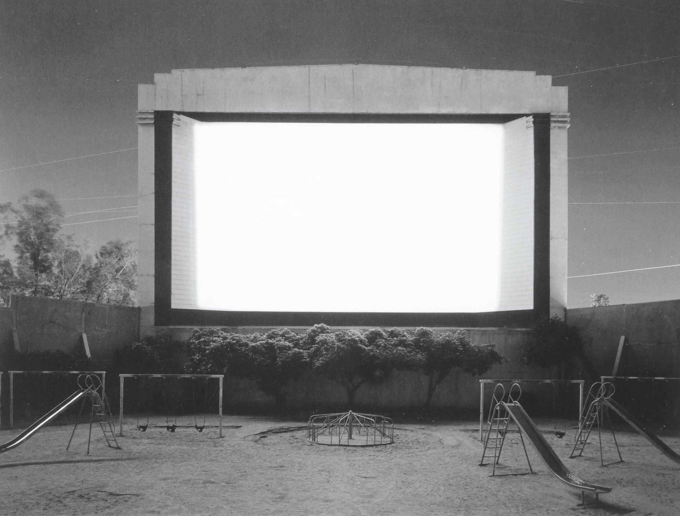 Sugimoto Hiroshi Offset Lithograph "Tri City Drive-In, San Bernardino"