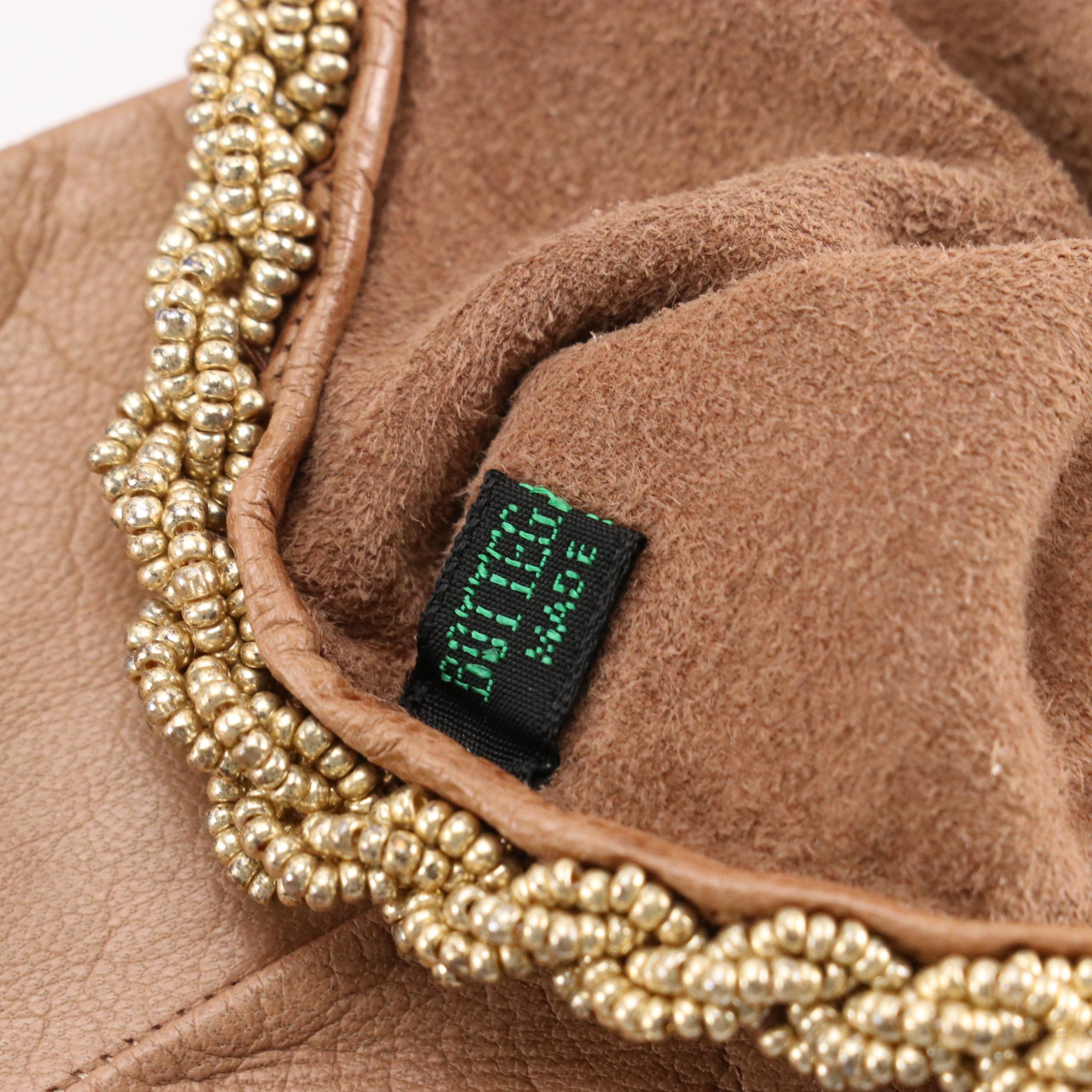 Chanel, Prada, and Bottega Veneta Kidskin Leather/Suede Fashion Gloves