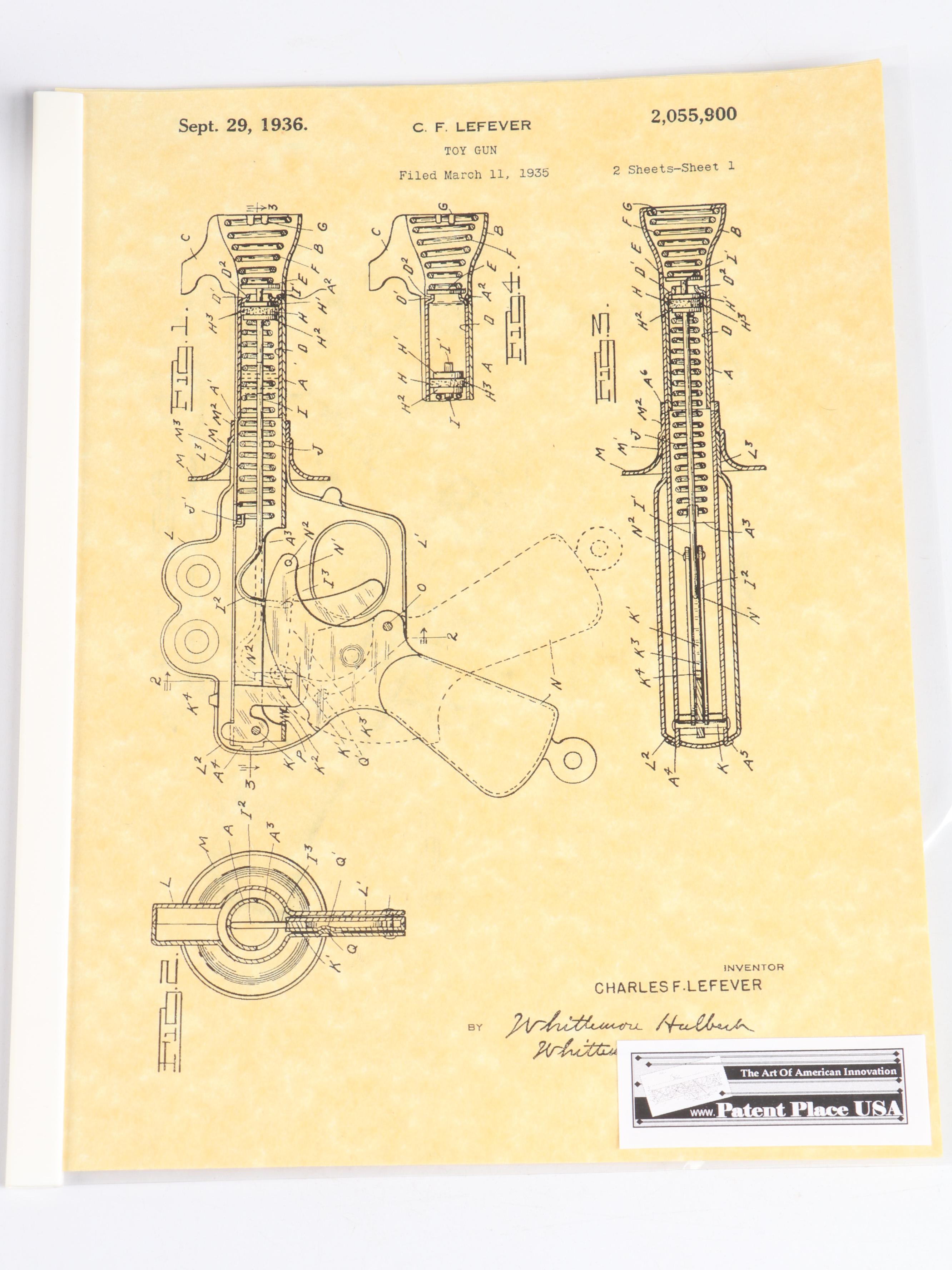 Daisy "Buck Rogers Rocket Pistol" Toy Guns, Mid-20th Century