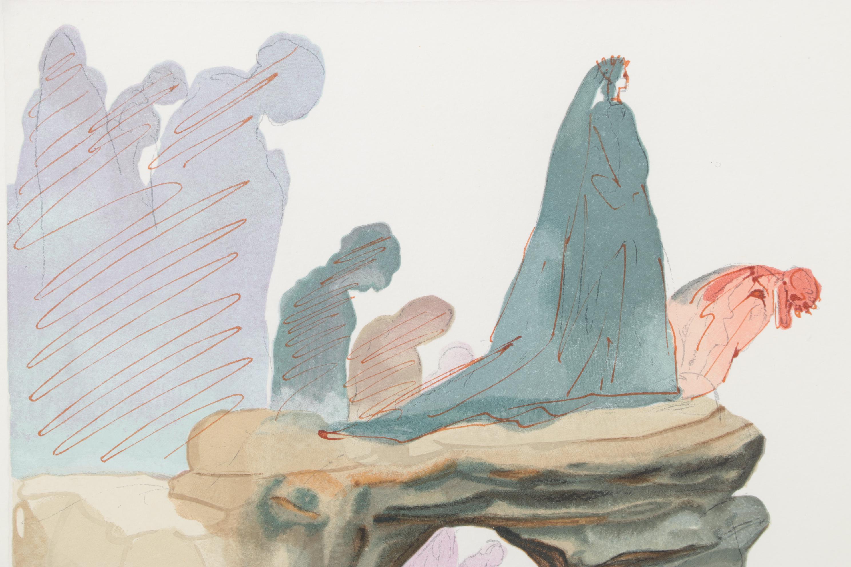 Salvador Dalí Wood Engraving "Les Prevaricateurs," 1960 - 1964