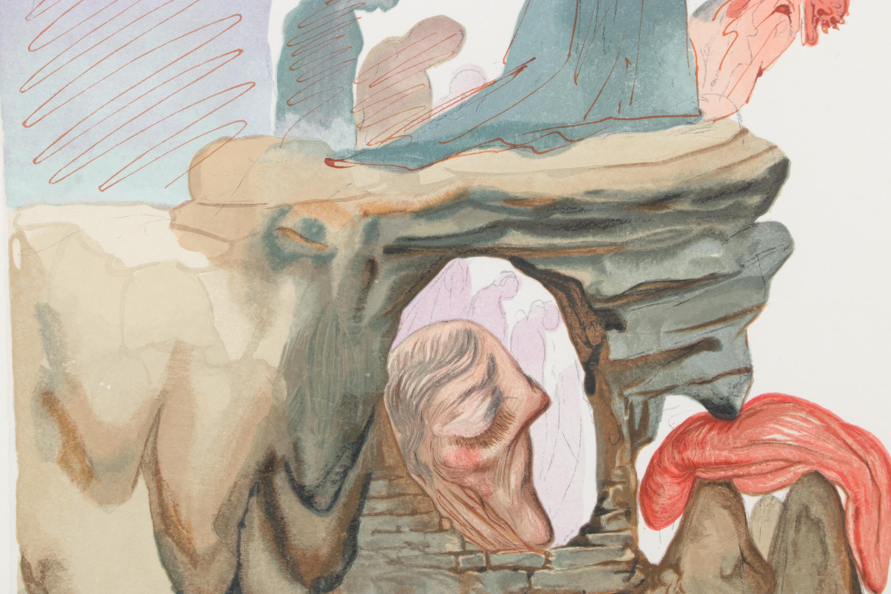 Salvador Dalí Wood Engraving "Les Prevaricateurs," 1960 - 1964