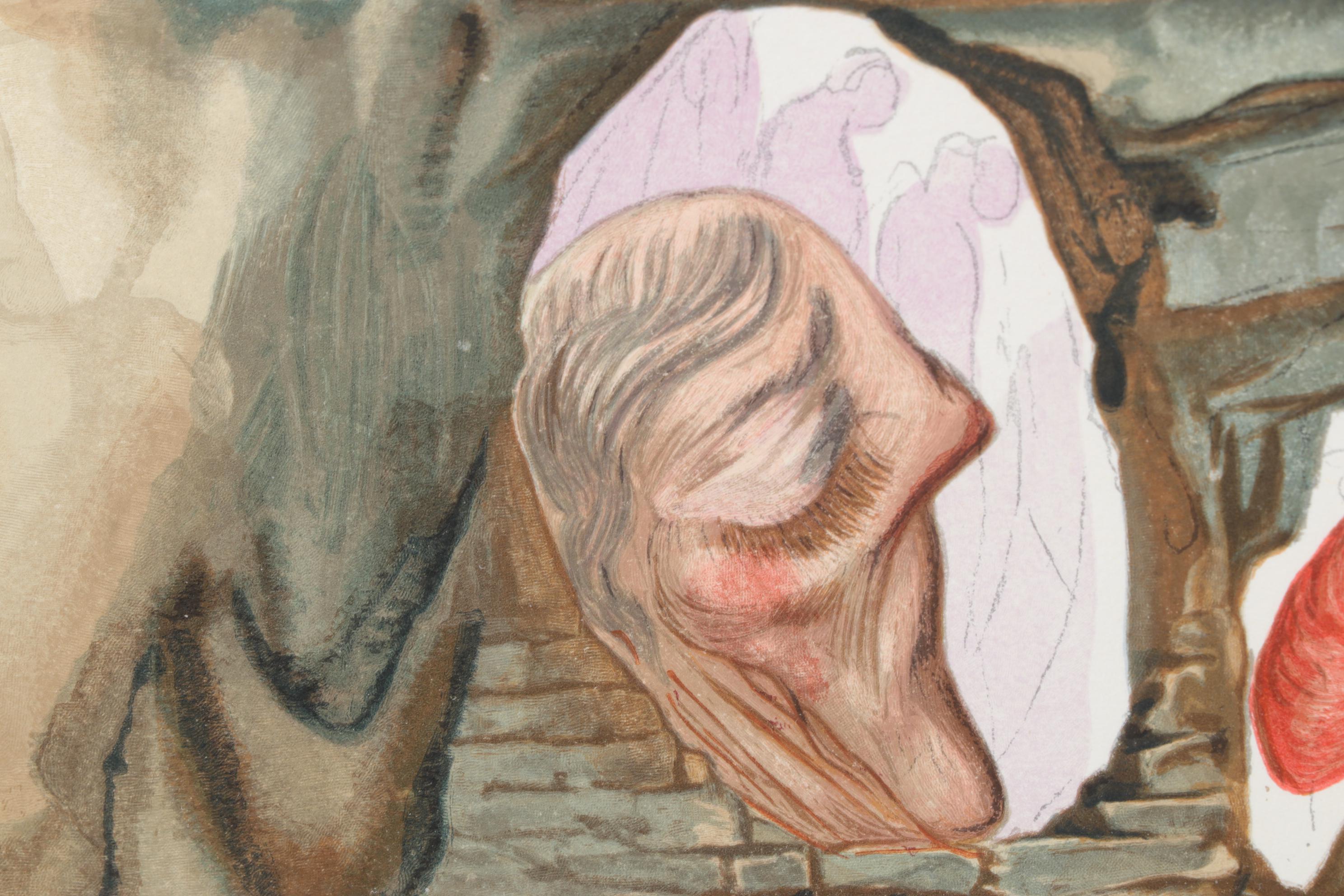 Salvador Dalí Wood Engraving "Les Prevaricateurs," 1960 - 1964