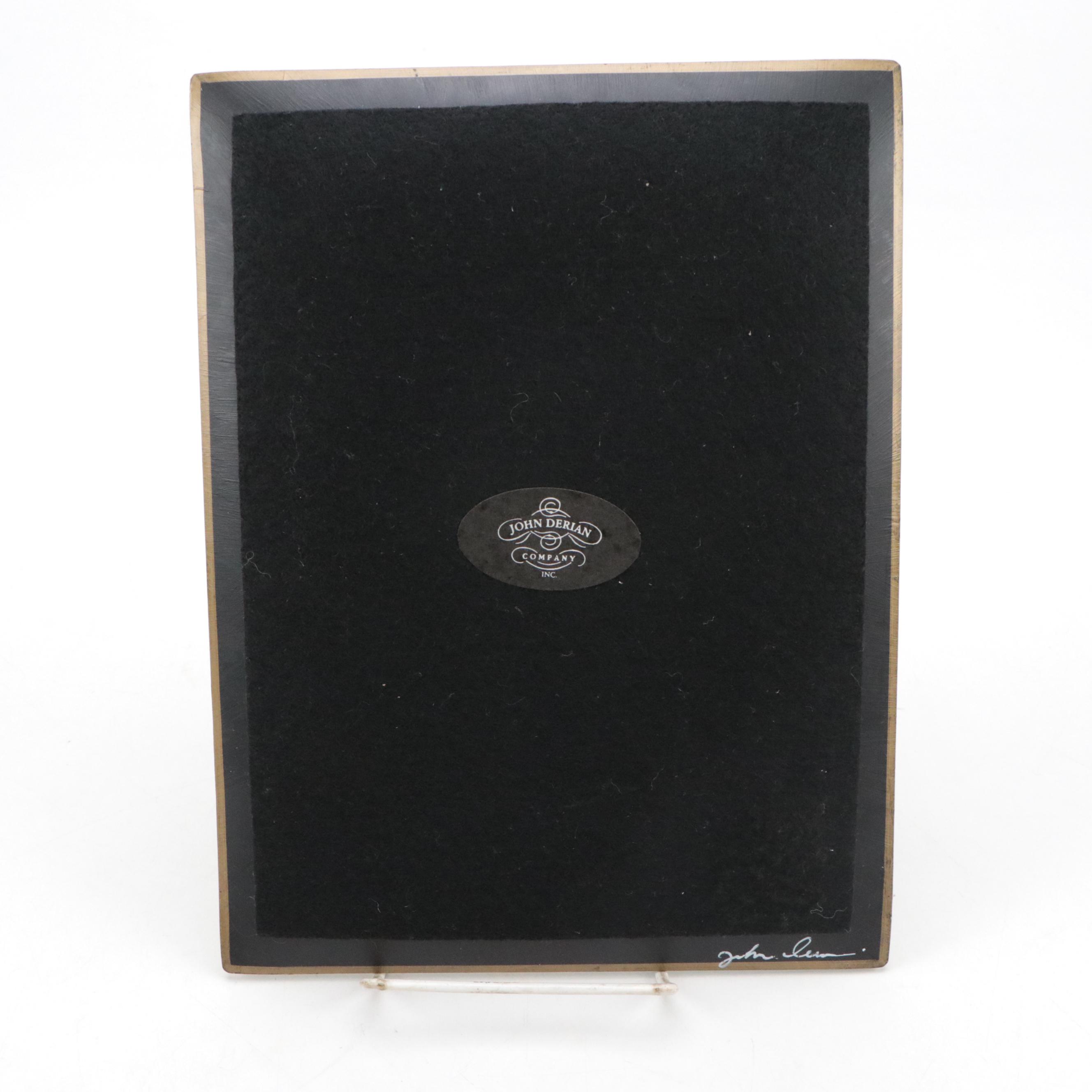 John Derian Botanical Decoupage Glass Tray