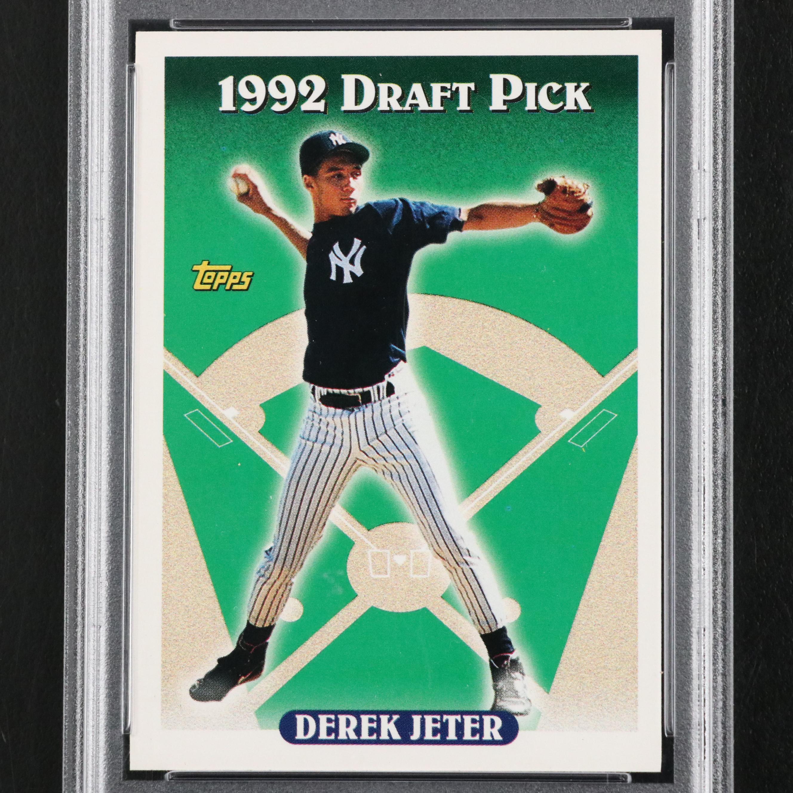 1993 Topps Derek Jeter Rookie Card #98 Graded PSA 9