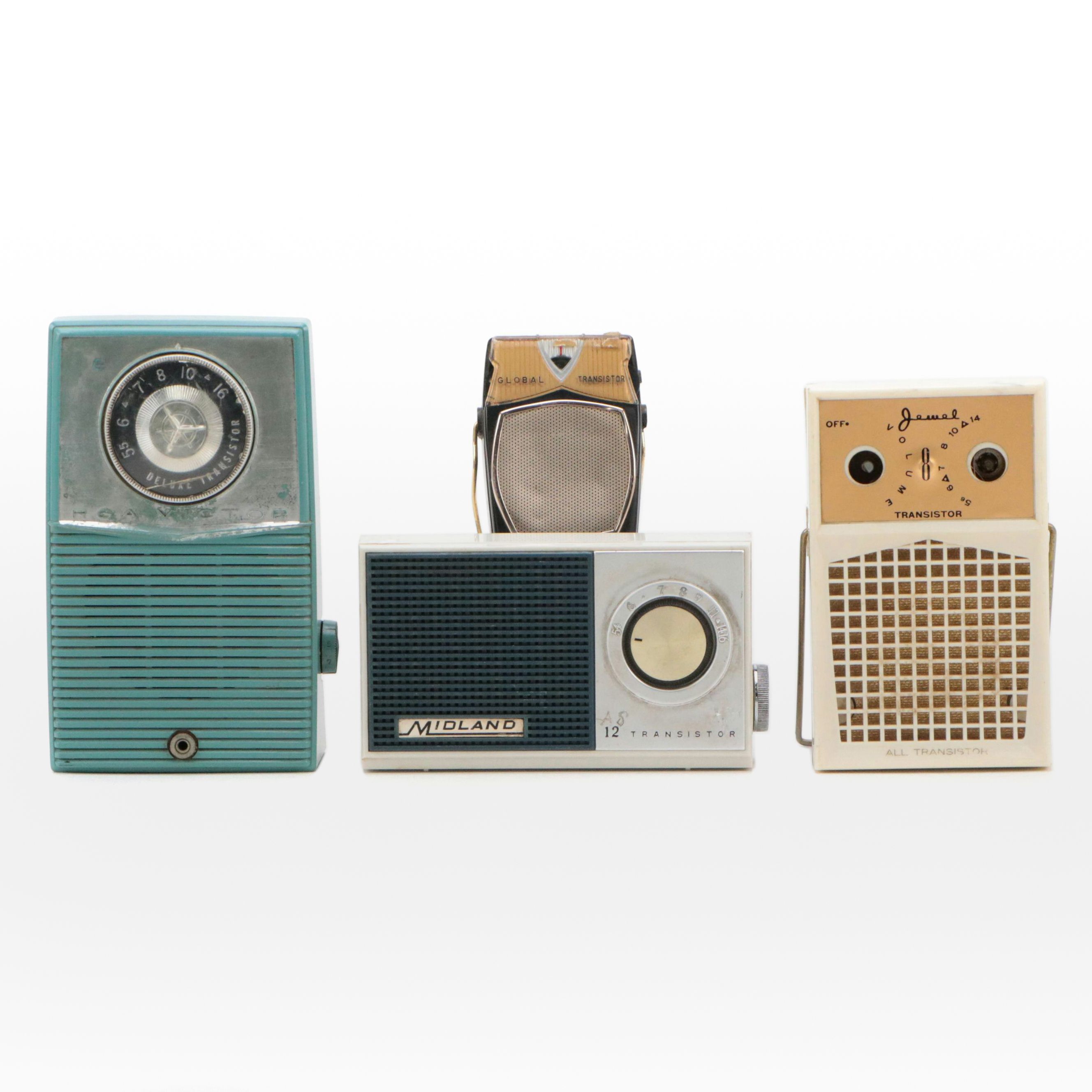 RCA Victor and Other Transistor Radios, Mid-20th Century