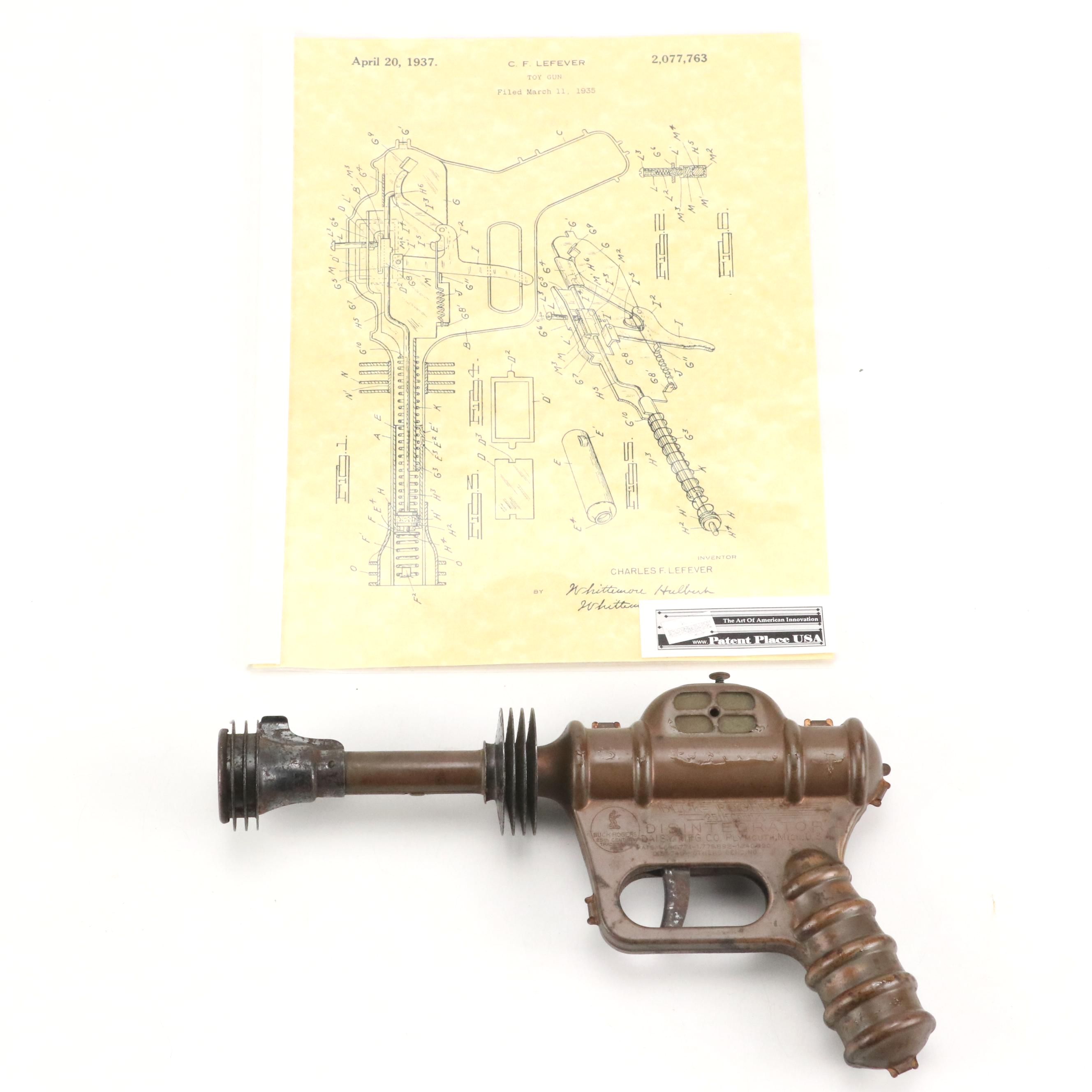 "Buck Rogers Disintegrator" Toy Ray Gun