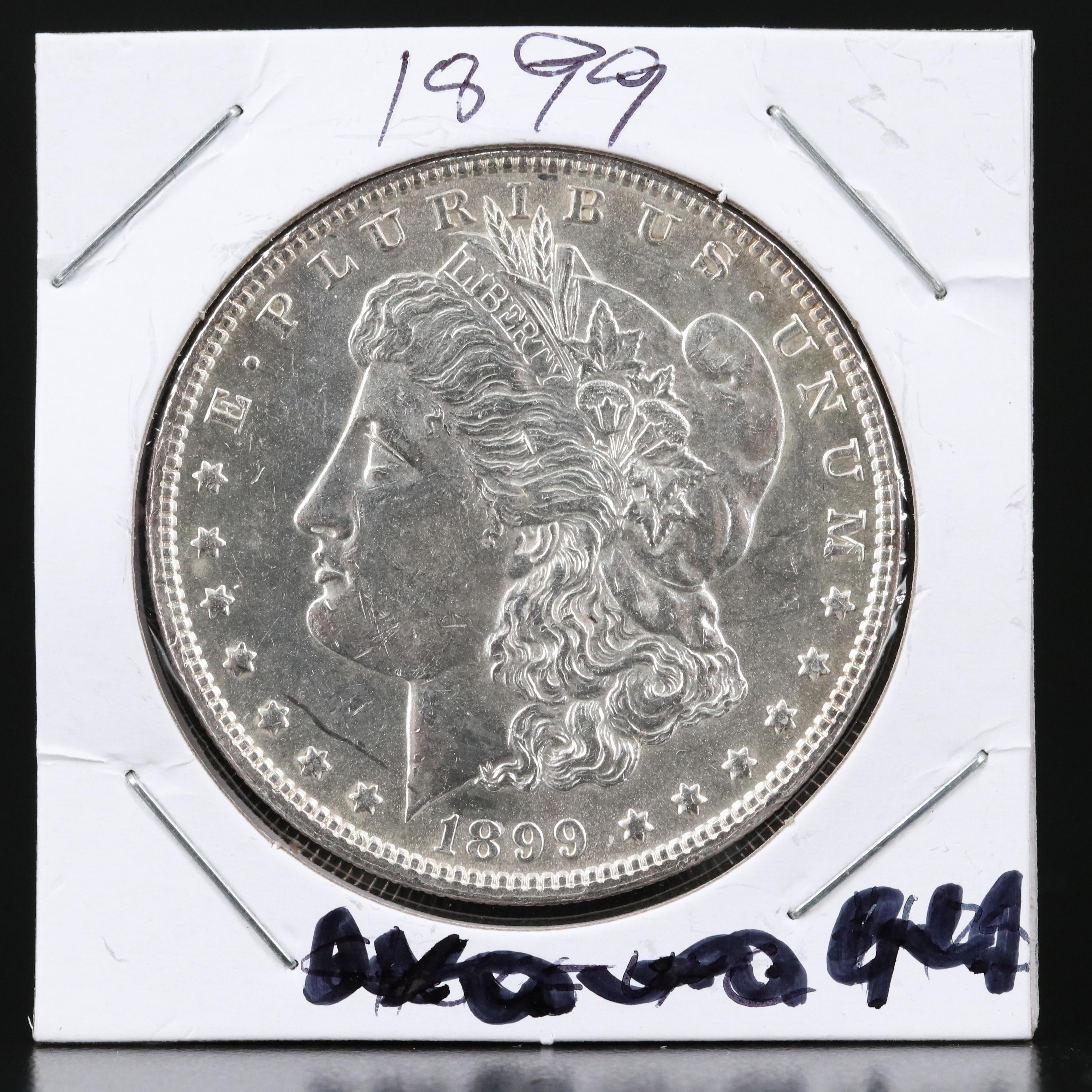 Key Date Low Mintage 1899 Morgan Silver Dollar