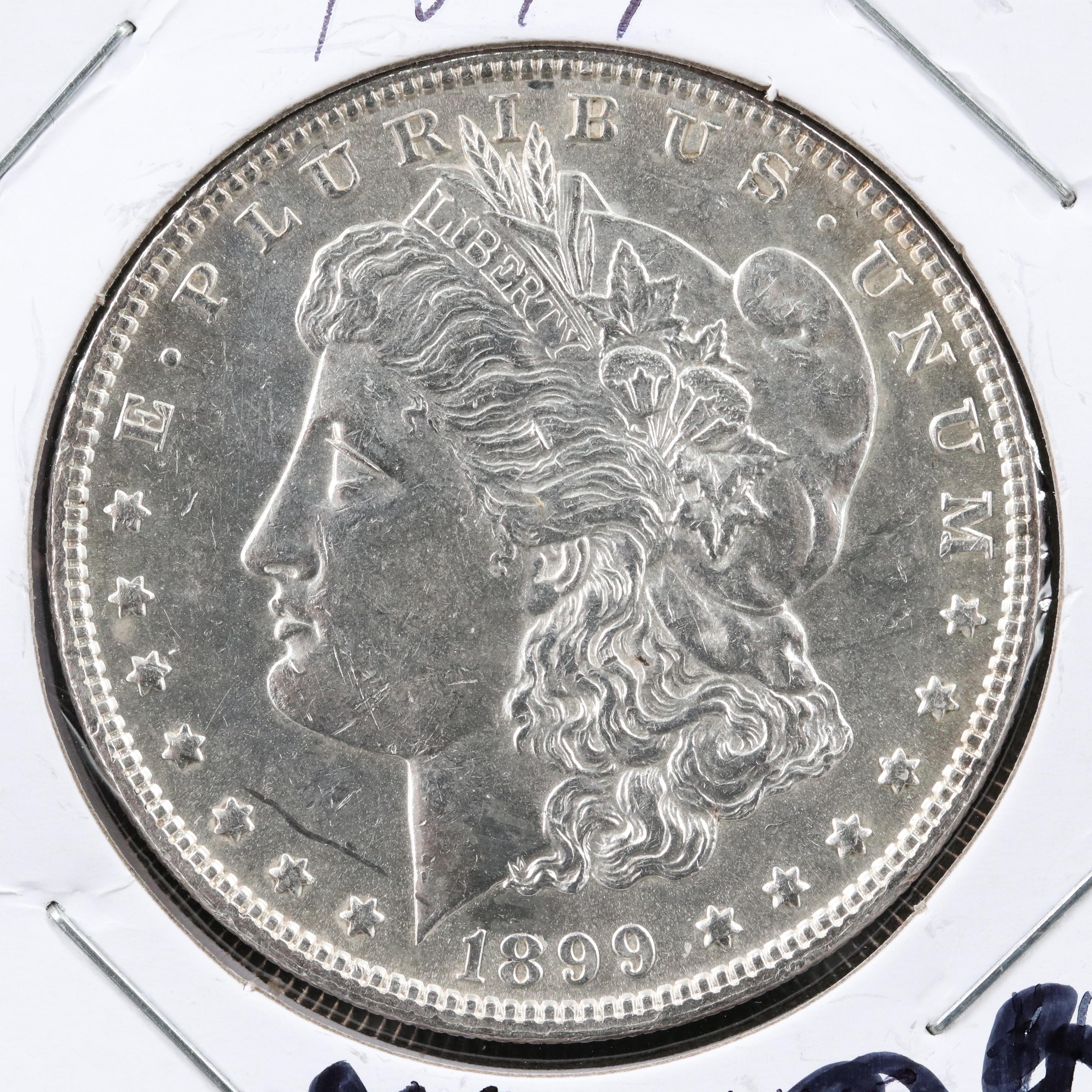 Key Date Low Mintage 1899 Morgan Silver Dollar