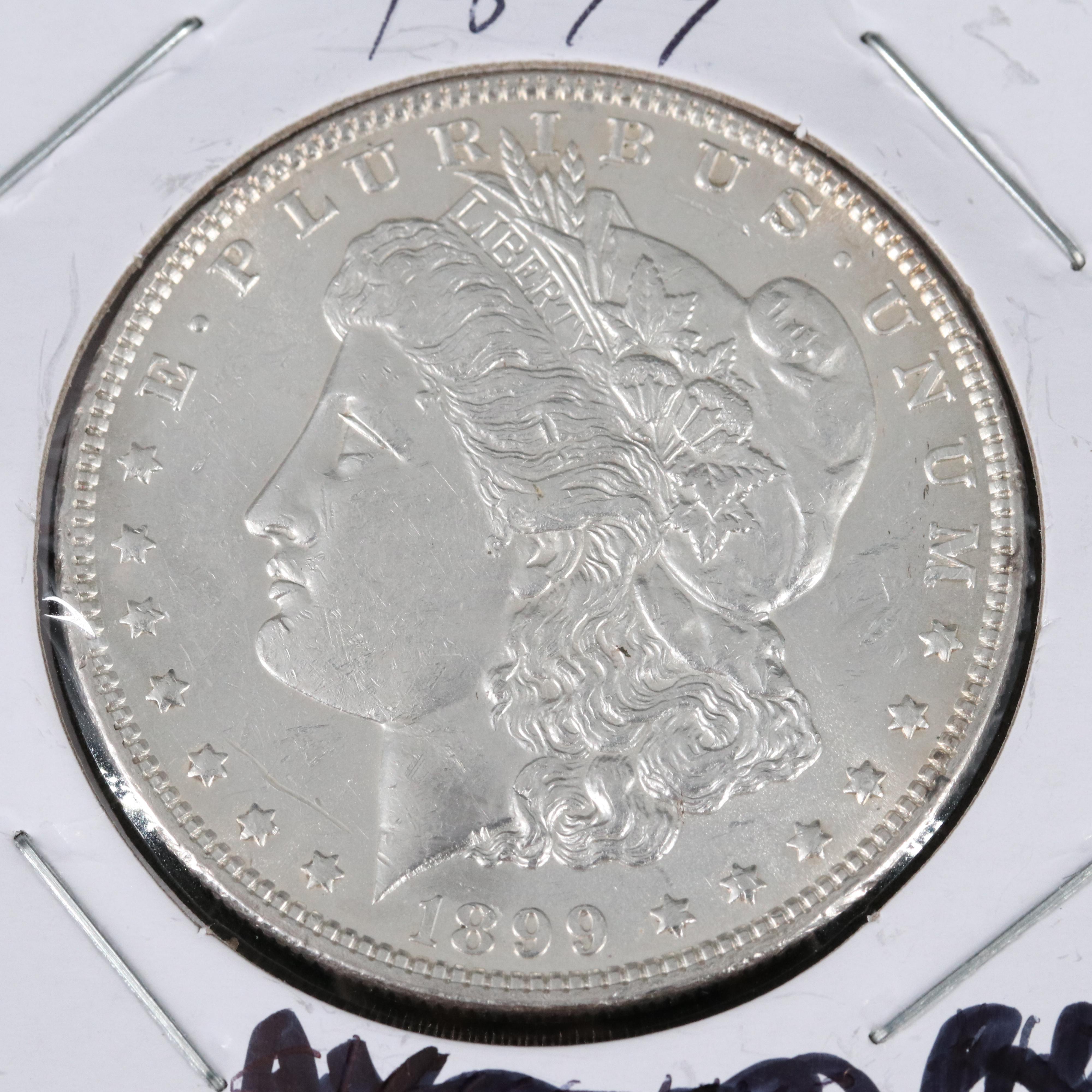 Key Date Low Mintage 1899 Morgan Silver Dollar