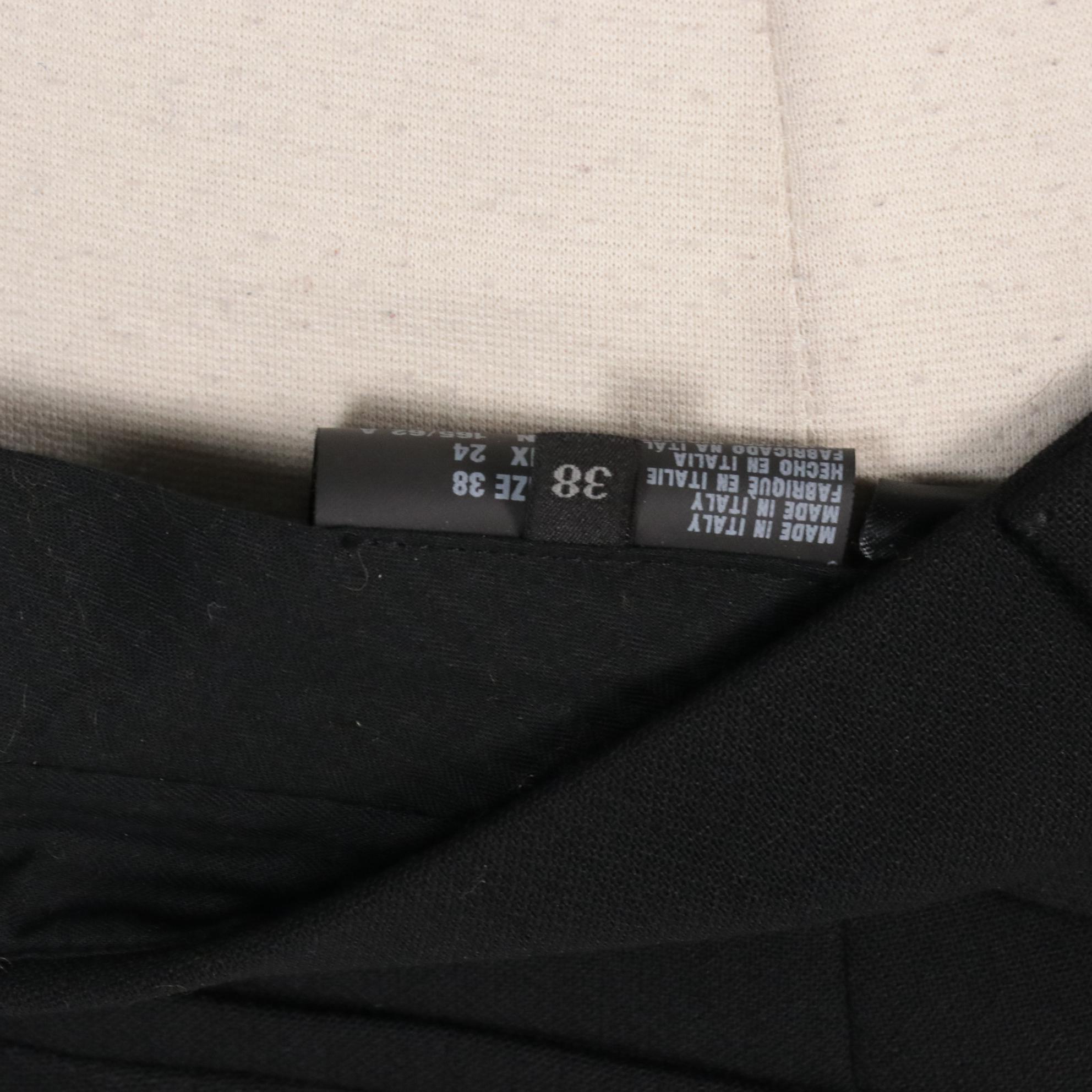 Prada Virgin Wool Button-Front Pantsuit in Navy/Black