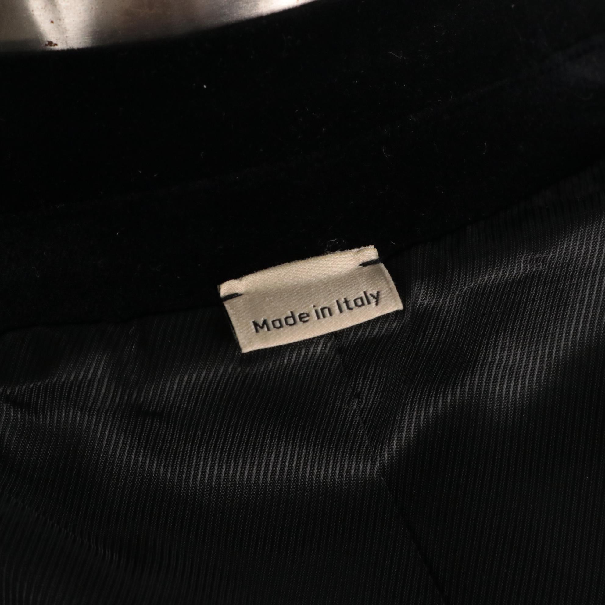 Gucci Black Velvet and Silk Single-Button Tuxedo Jacket