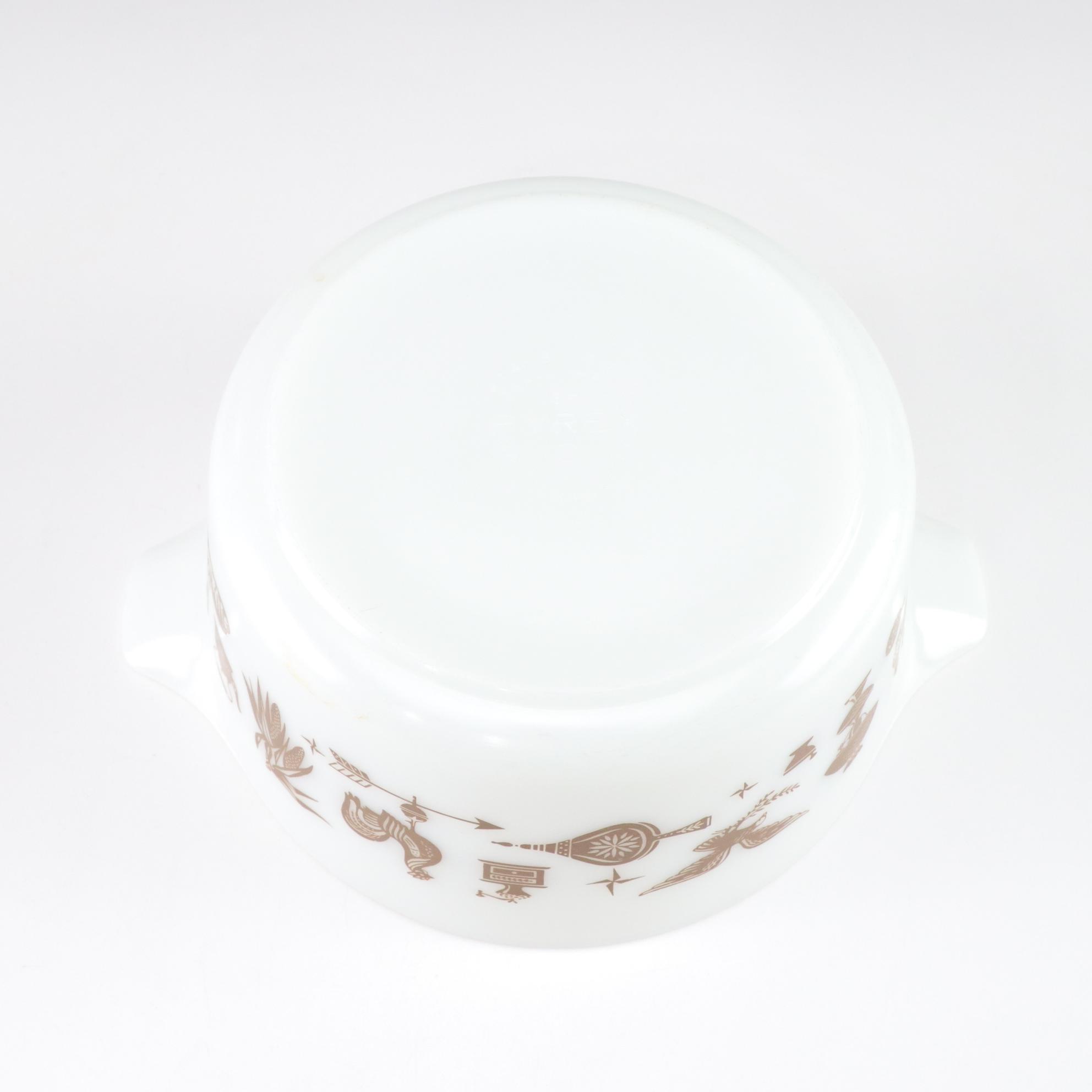 Haniwa Stone "Maywood" Plates, Mini Pitcher & Bowl with Pyrex Casserole Dish