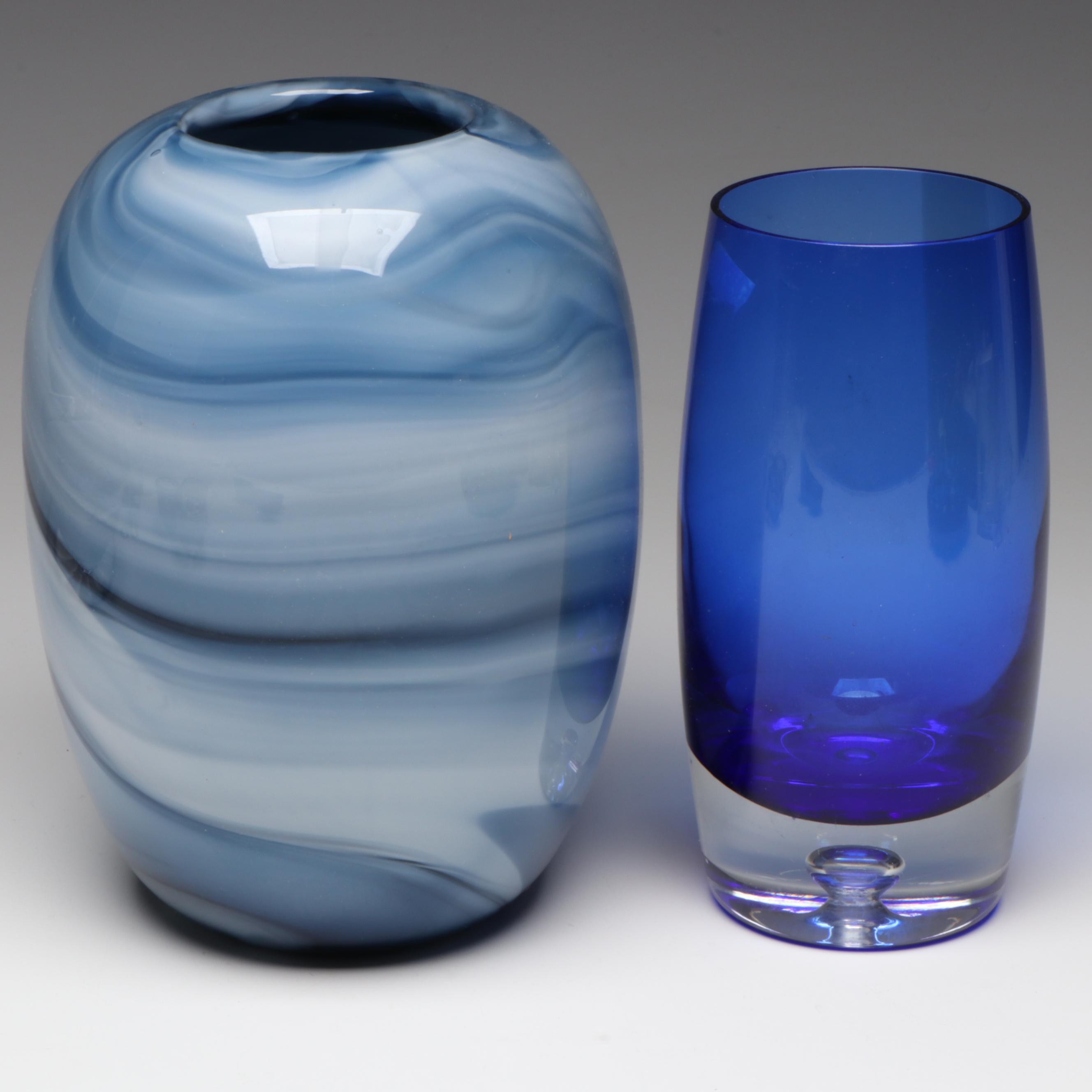 Noritake Crystal "Crystal Orchard" Bowl with Other Glass Vases and Ashtrays