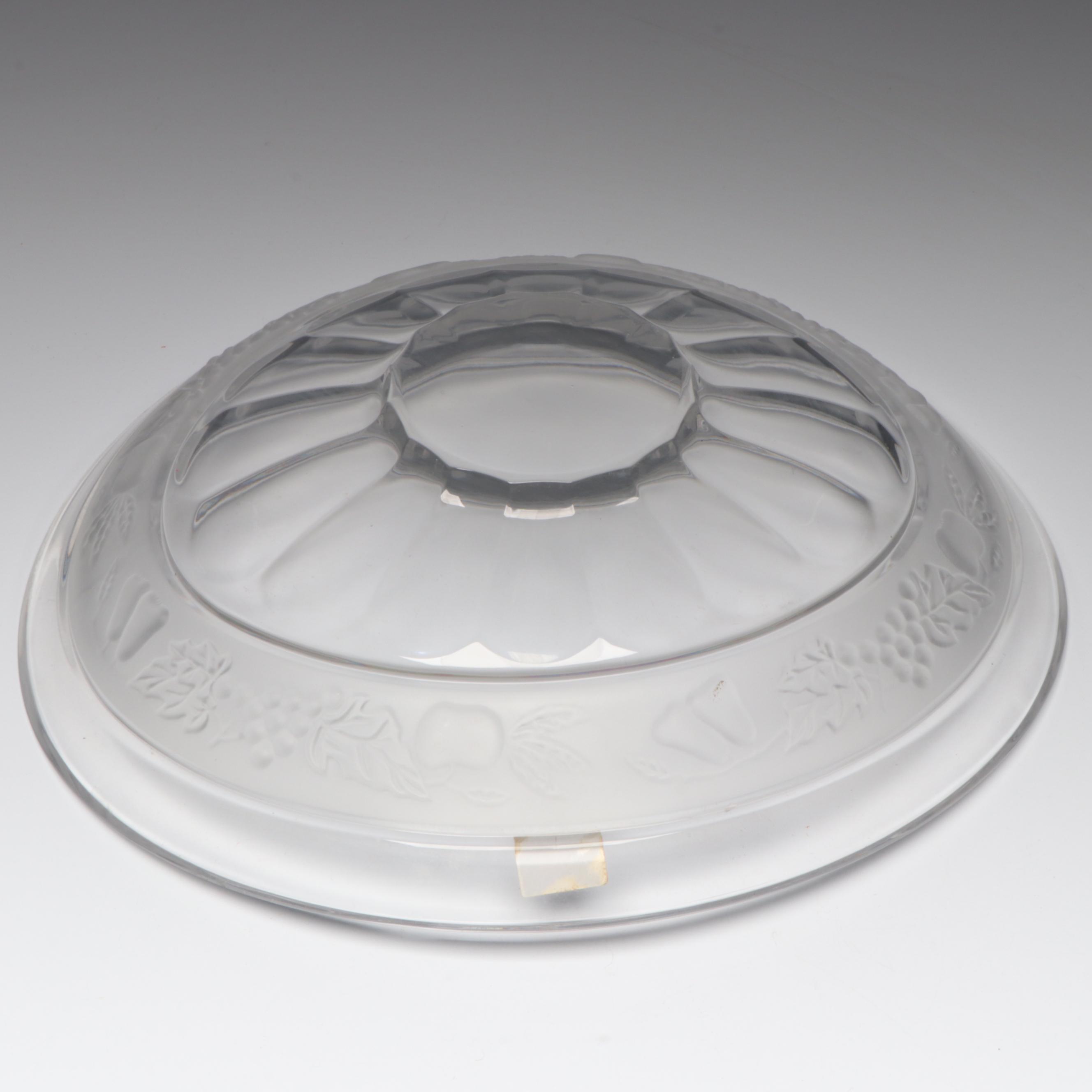 Noritake Crystal "Crystal Orchard" Bowl with Other Glass Vases and Ashtrays