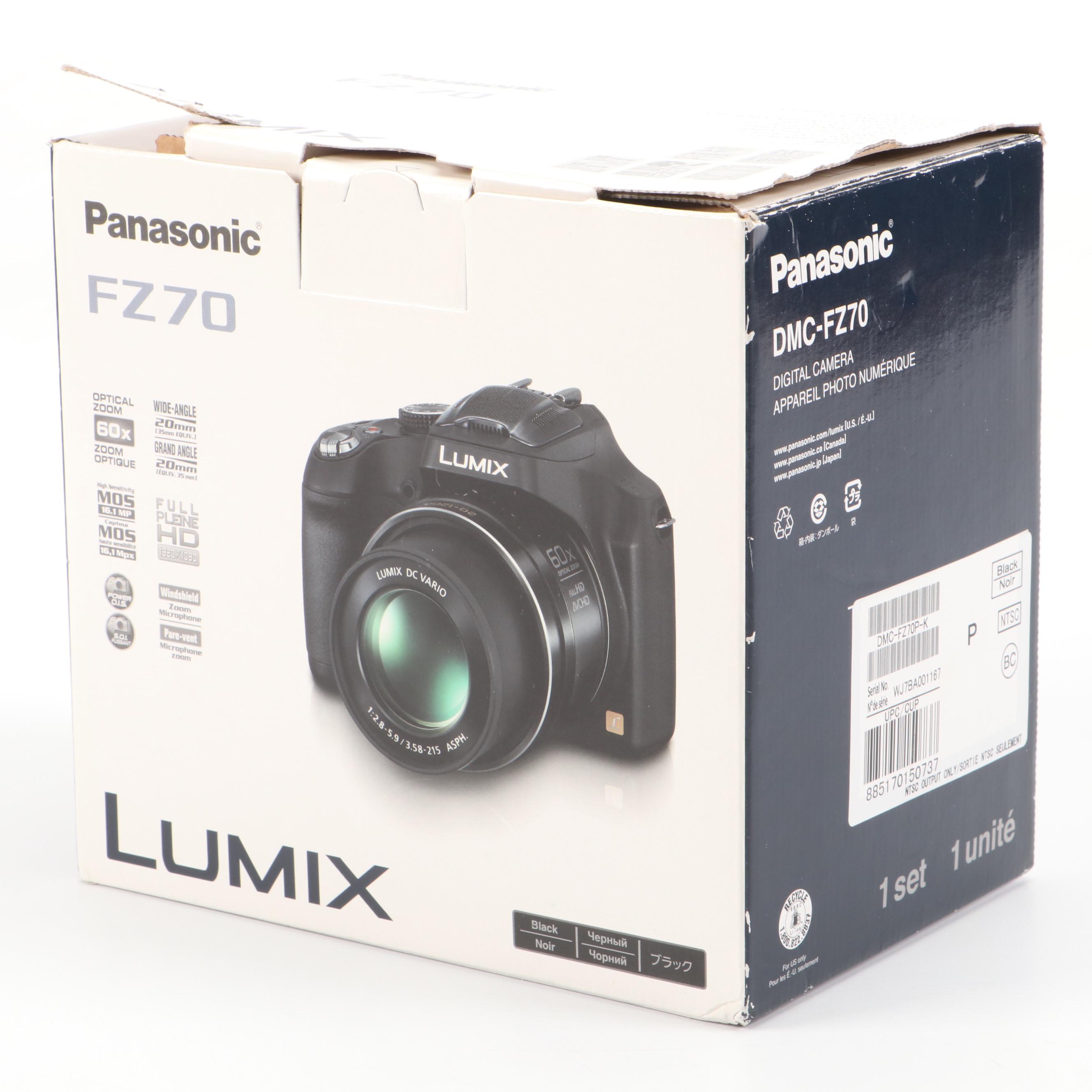 Lumix Panasonic DMC-FZ70 Digital Camera