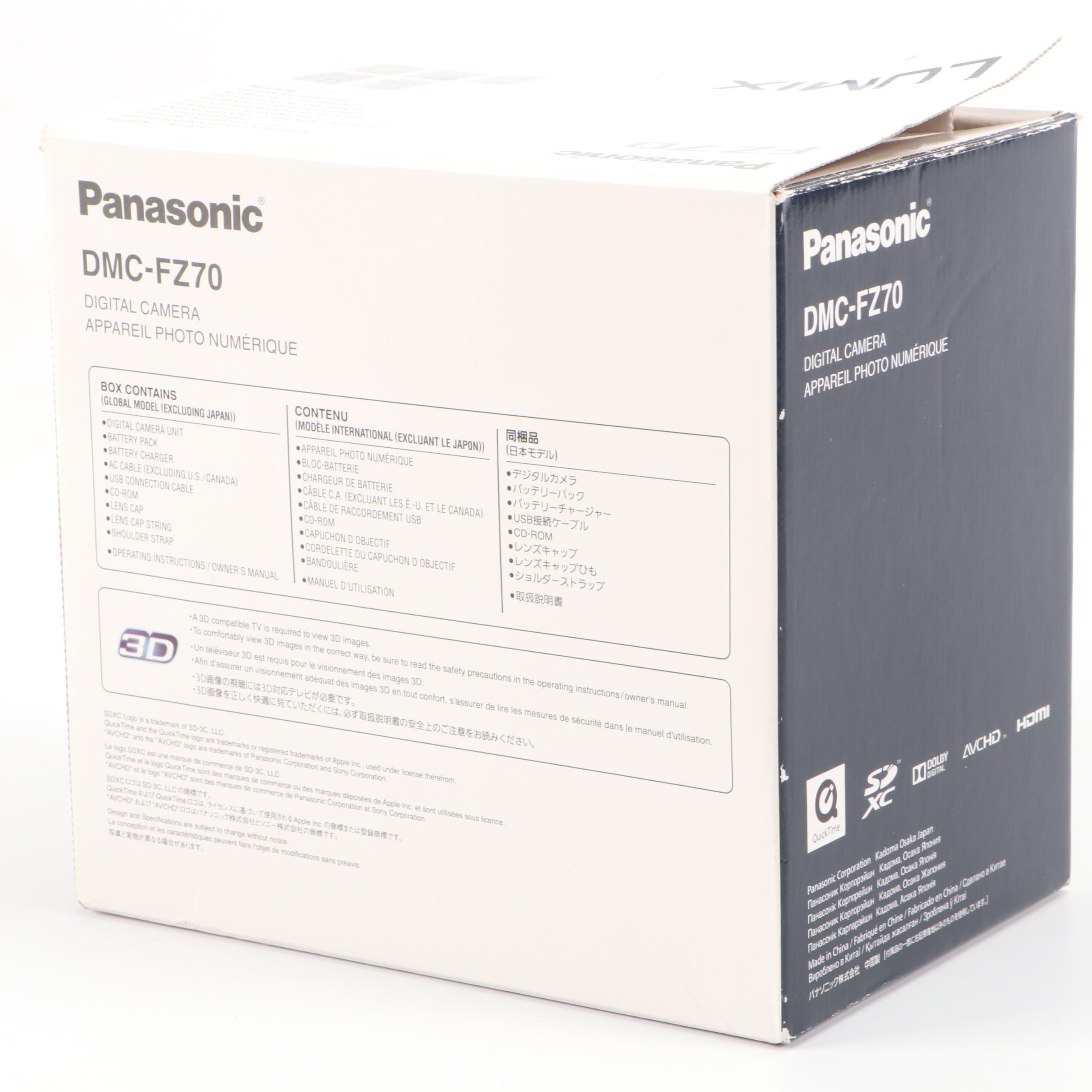 Lumix Panasonic DMC-FZ70 Digital Camera