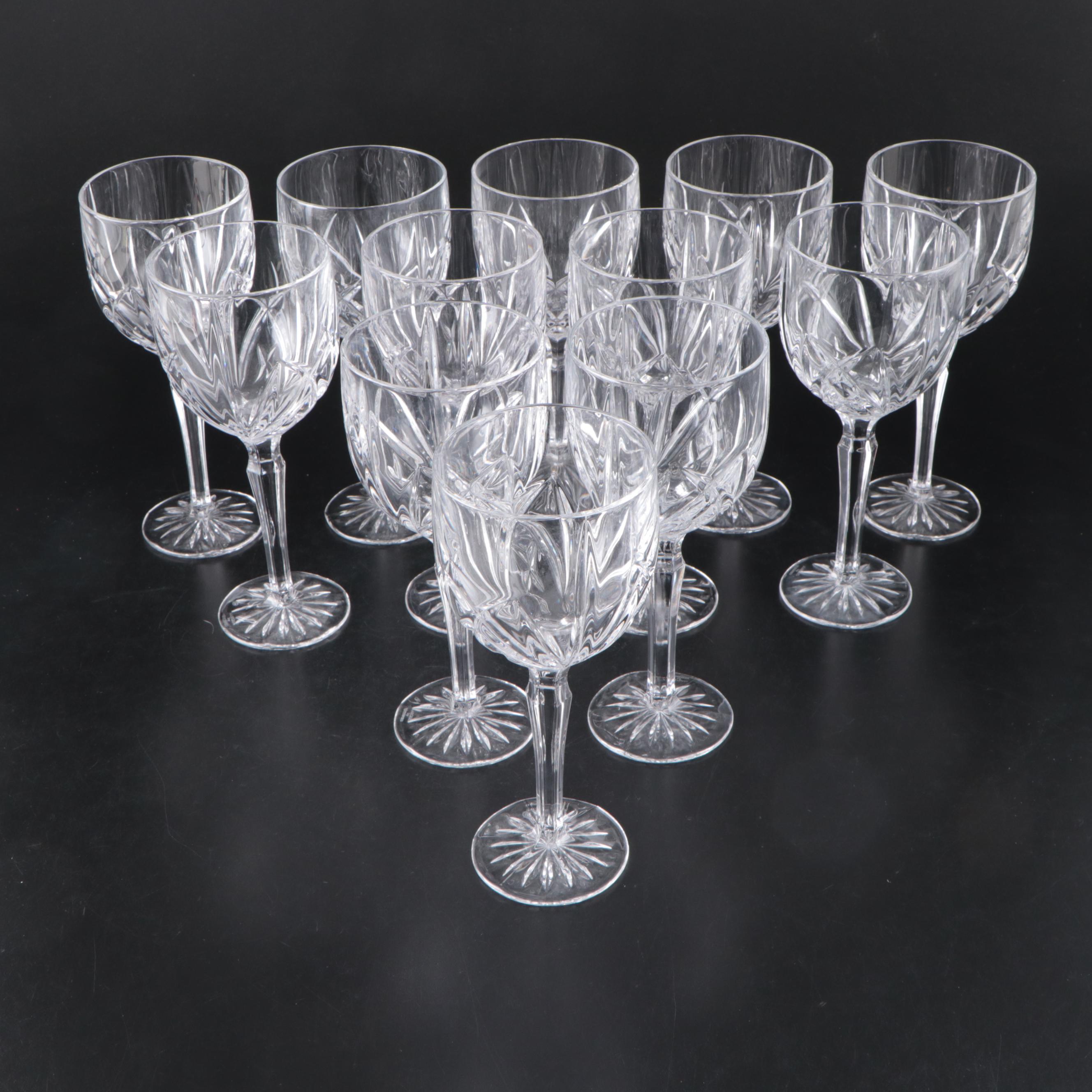 Marquis by Waterford "Brookside" Clear Crystal Water Goblets