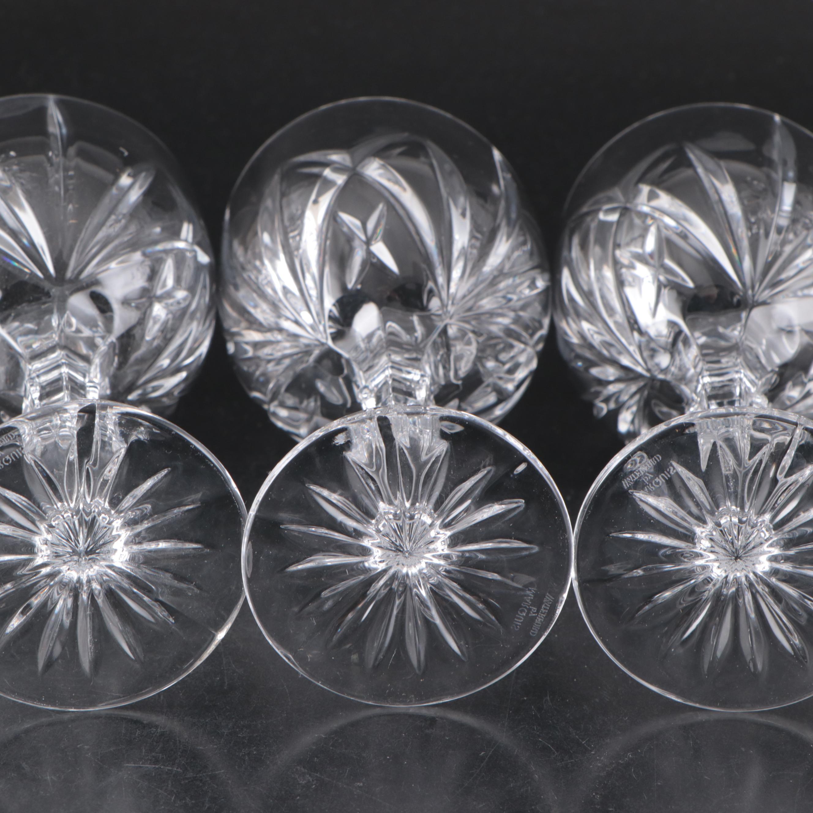 Marquis by Waterford "Brookside" Clear Crystal Water Goblets