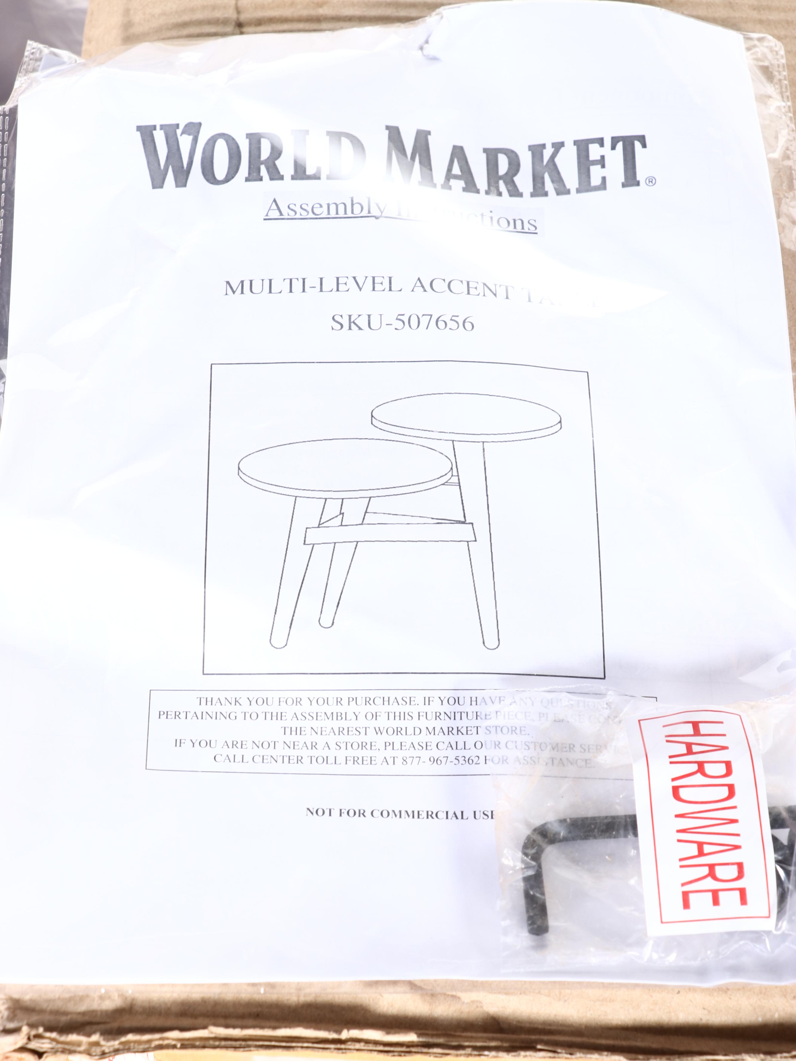 World Market Contemporary Multi Level Accent Table