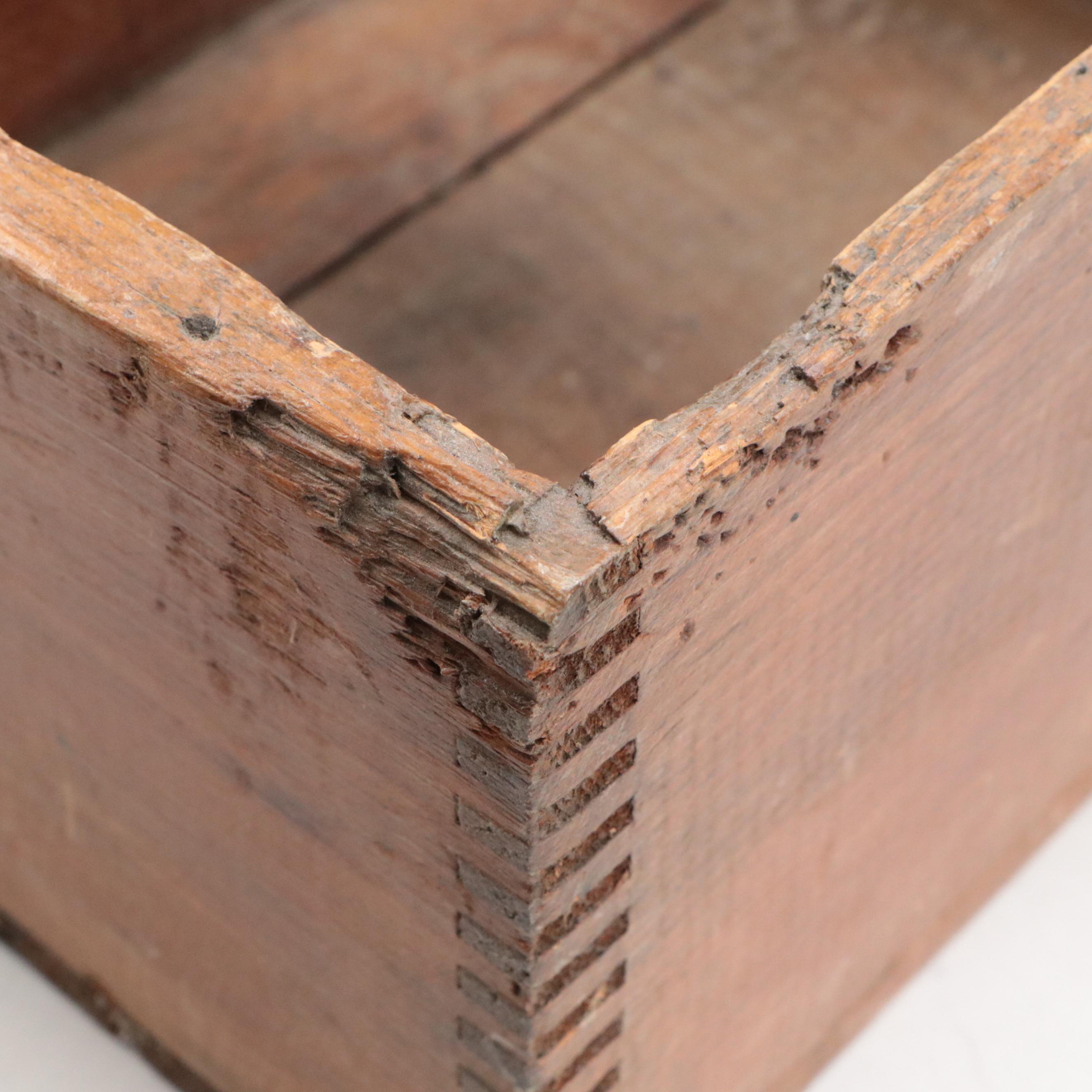 Victorian Farrier's Oak and Leather Caddy