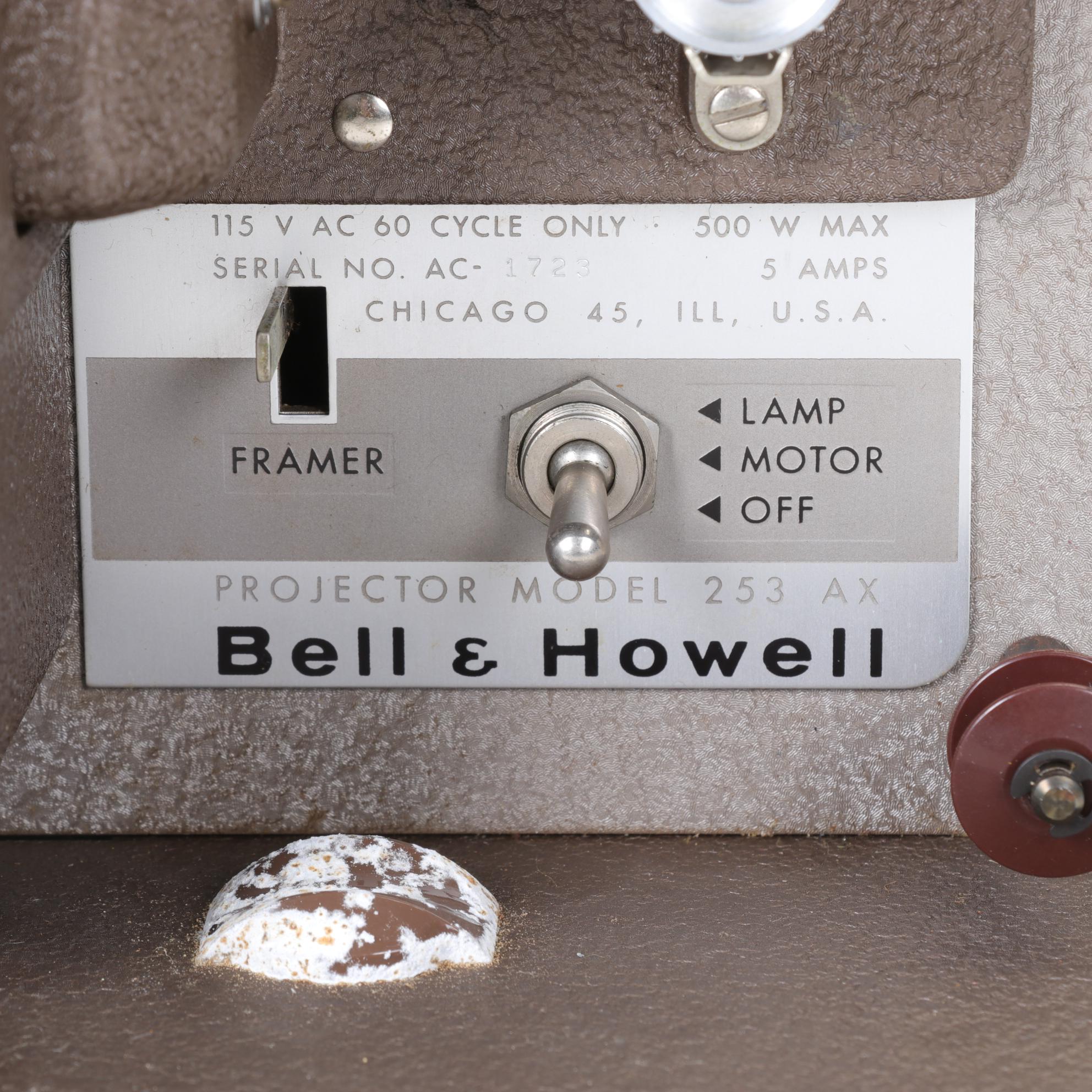 Bell & Howell 253 AX 8mm Film Projector