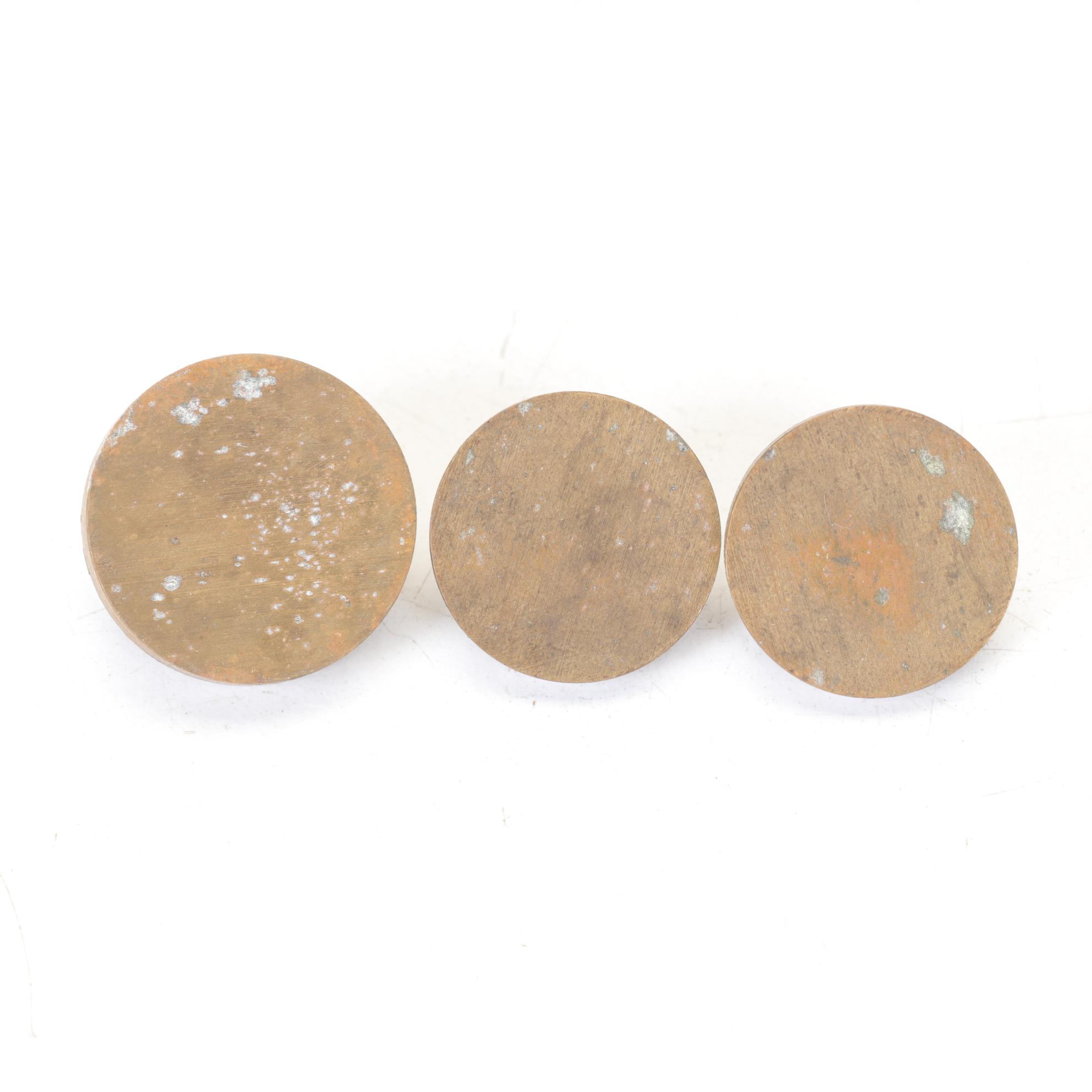 Empire Laboratory Supply Brass Metric Weights in Wood Case, Early 20th Century