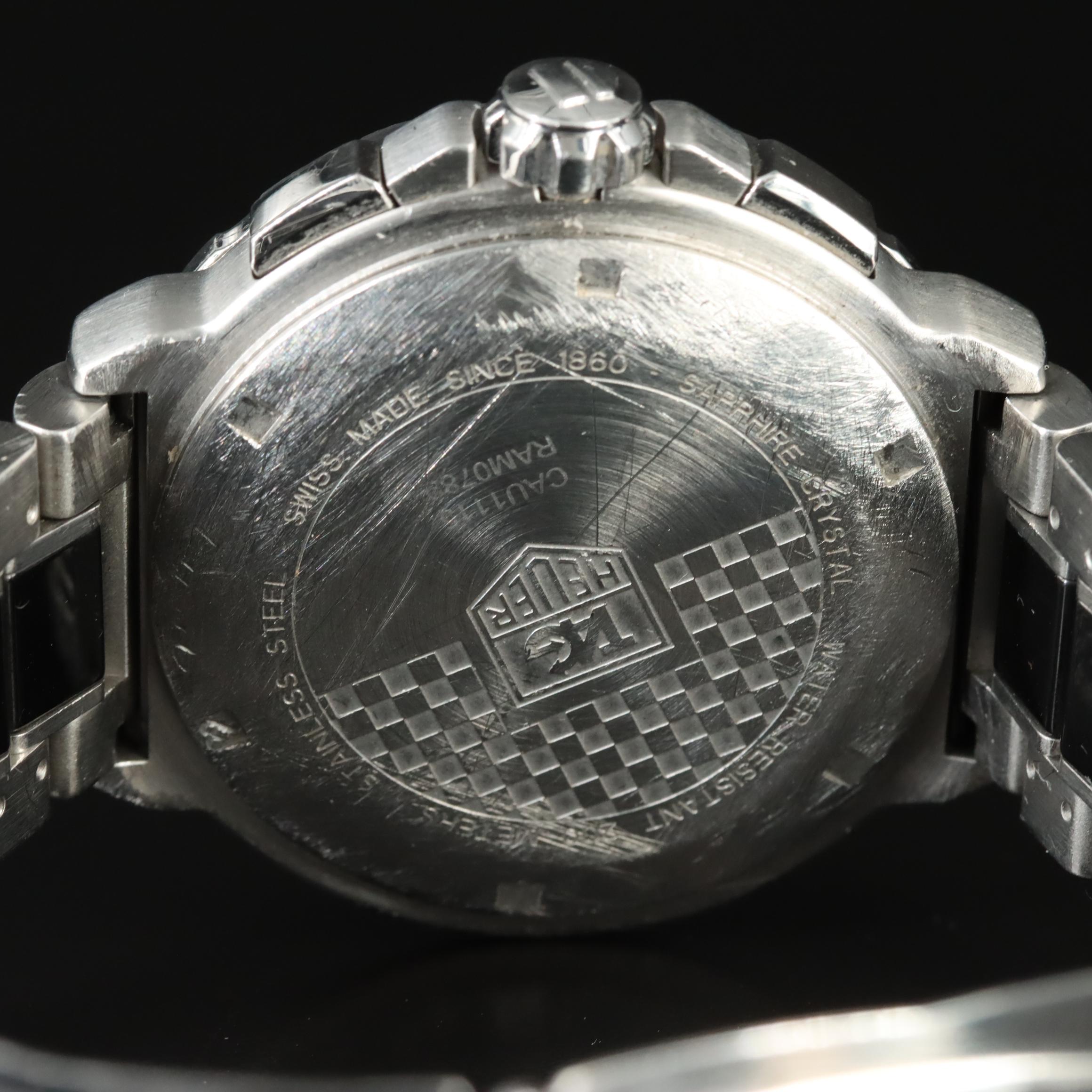 Tag Heuer Formula 1 Chronograph ref. CAU1115 Grey Steel Quartz Watch