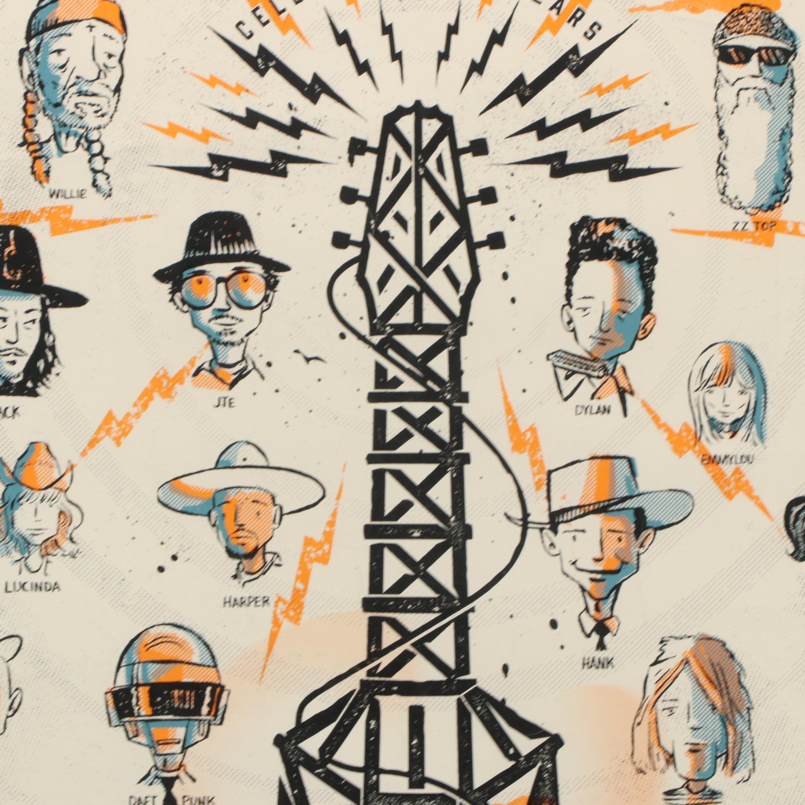 WNKU Serigraph Poster by Keith Neltner and Chris Dye