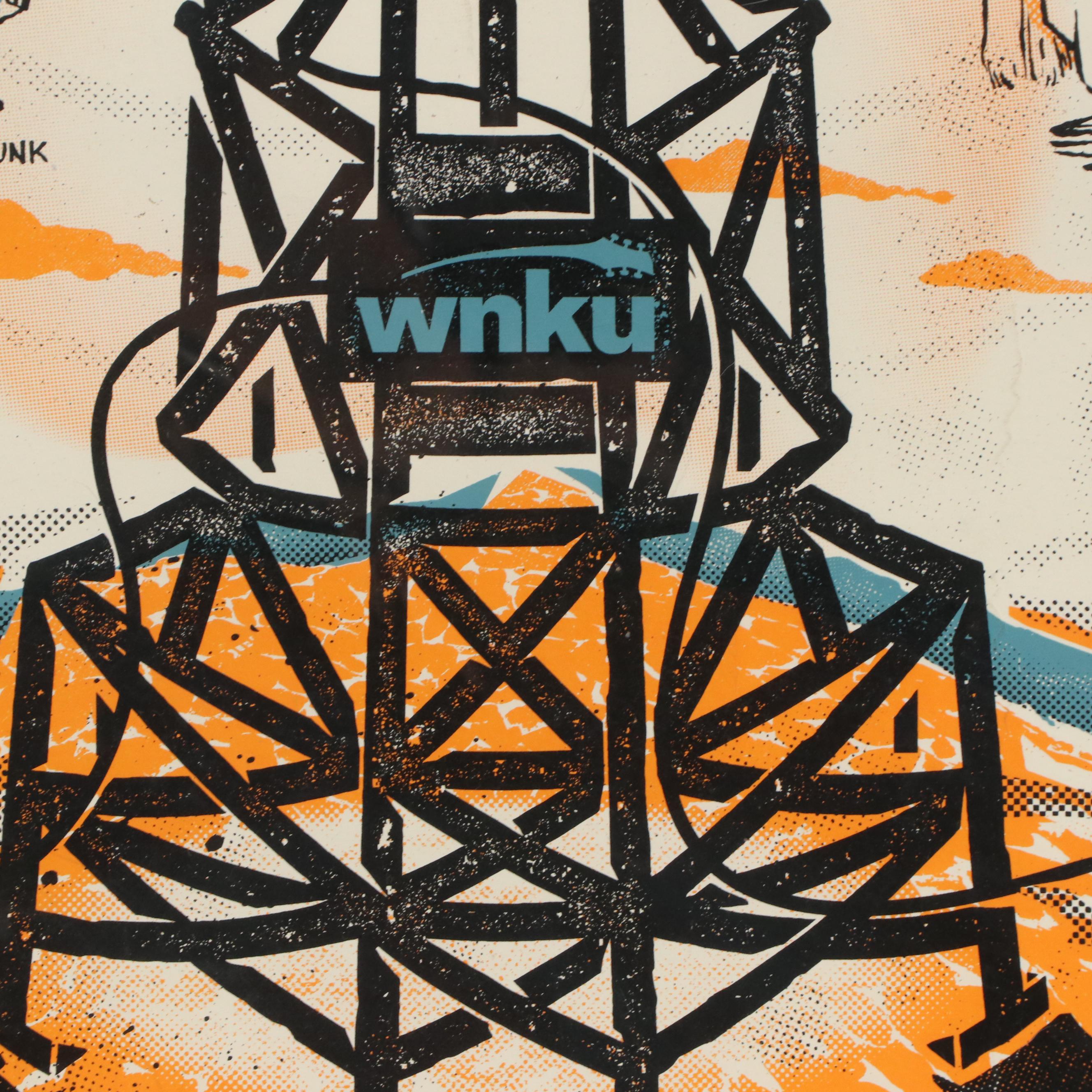 WNKU Serigraph Poster by Keith Neltner and Chris Dye