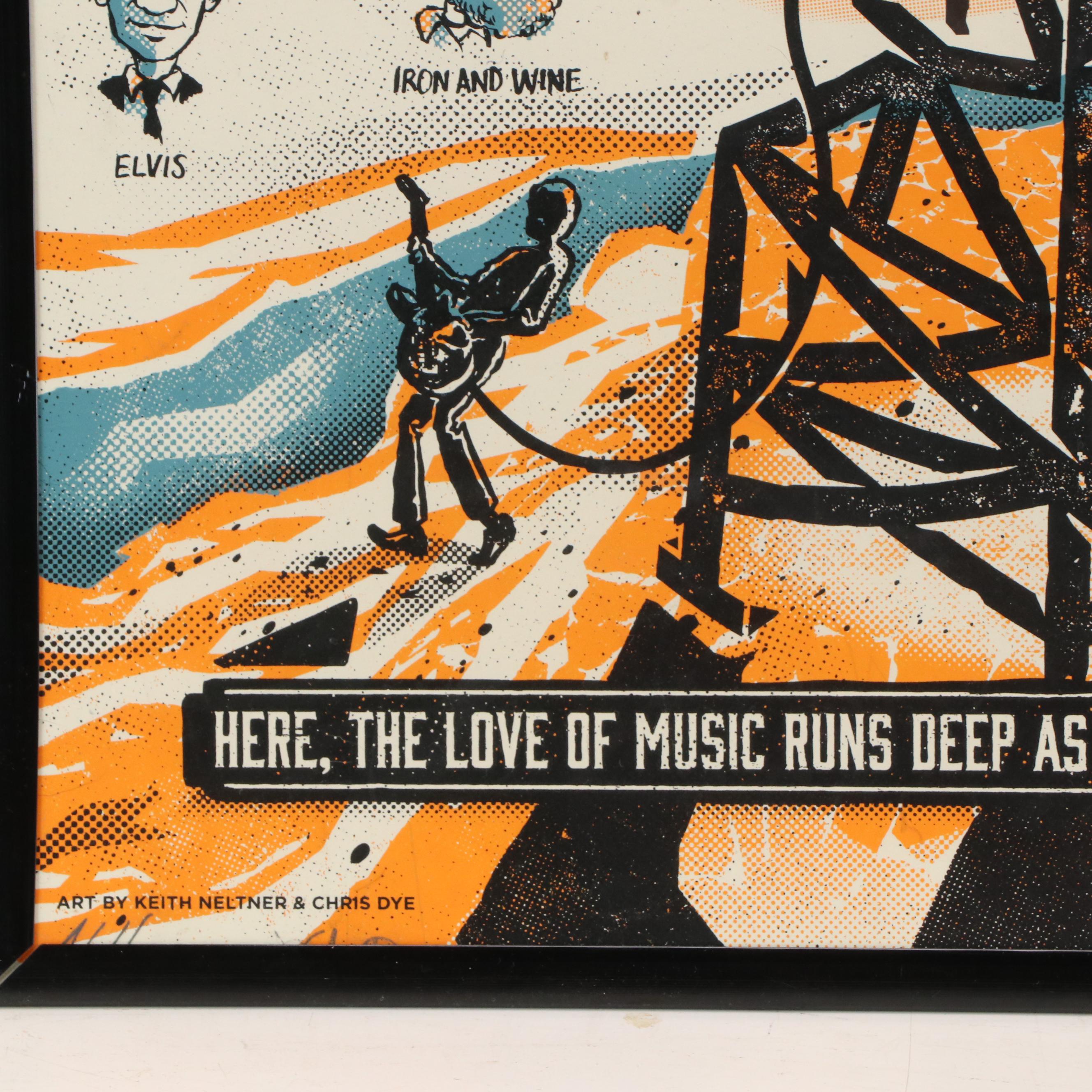 WNKU Serigraph Poster by Keith Neltner and Chris Dye