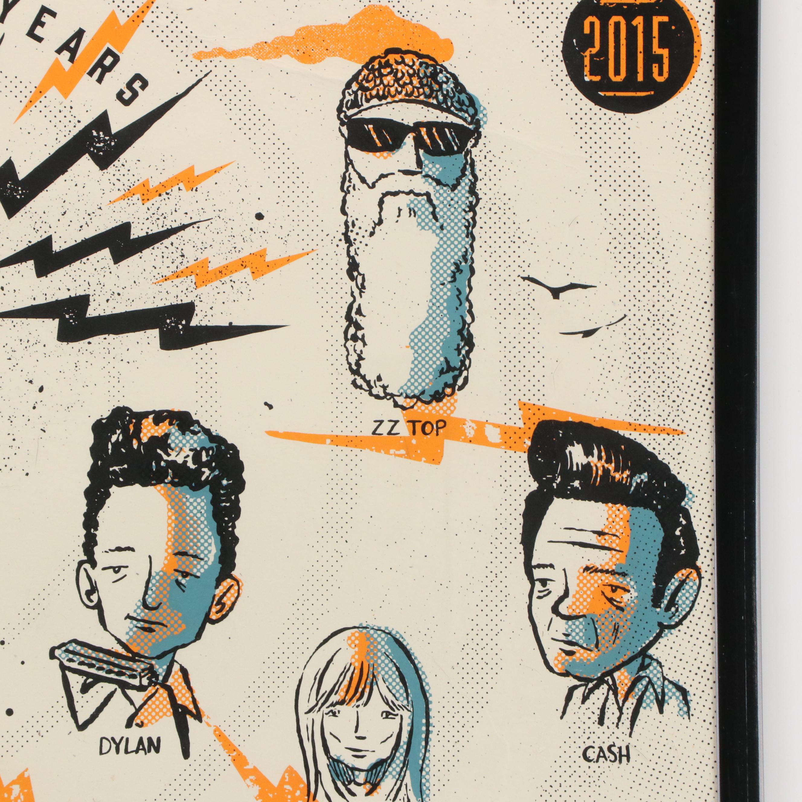 WNKU Serigraph Poster by Keith Neltner and Chris Dye