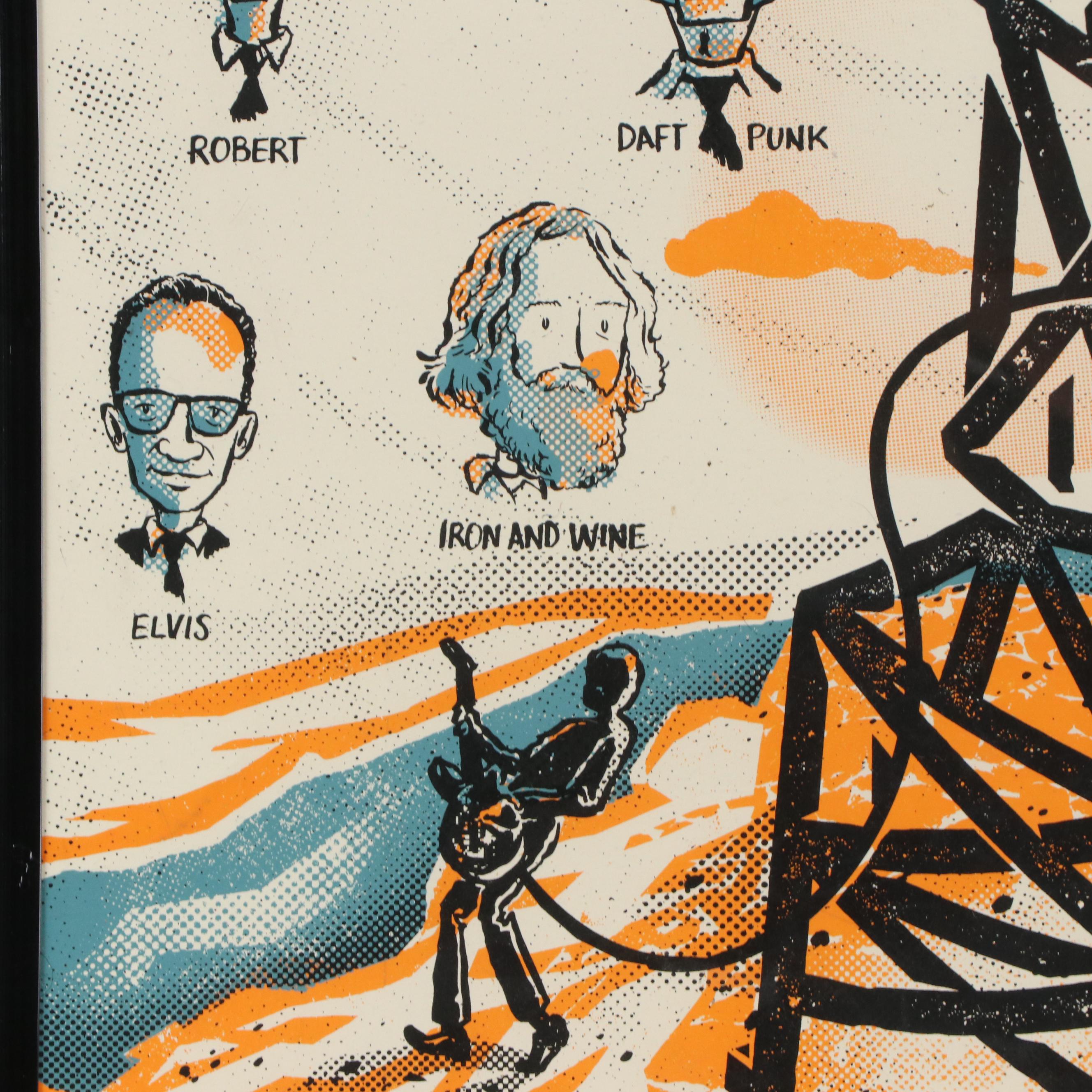 WNKU Serigraph Poster by Keith Neltner and Chris Dye