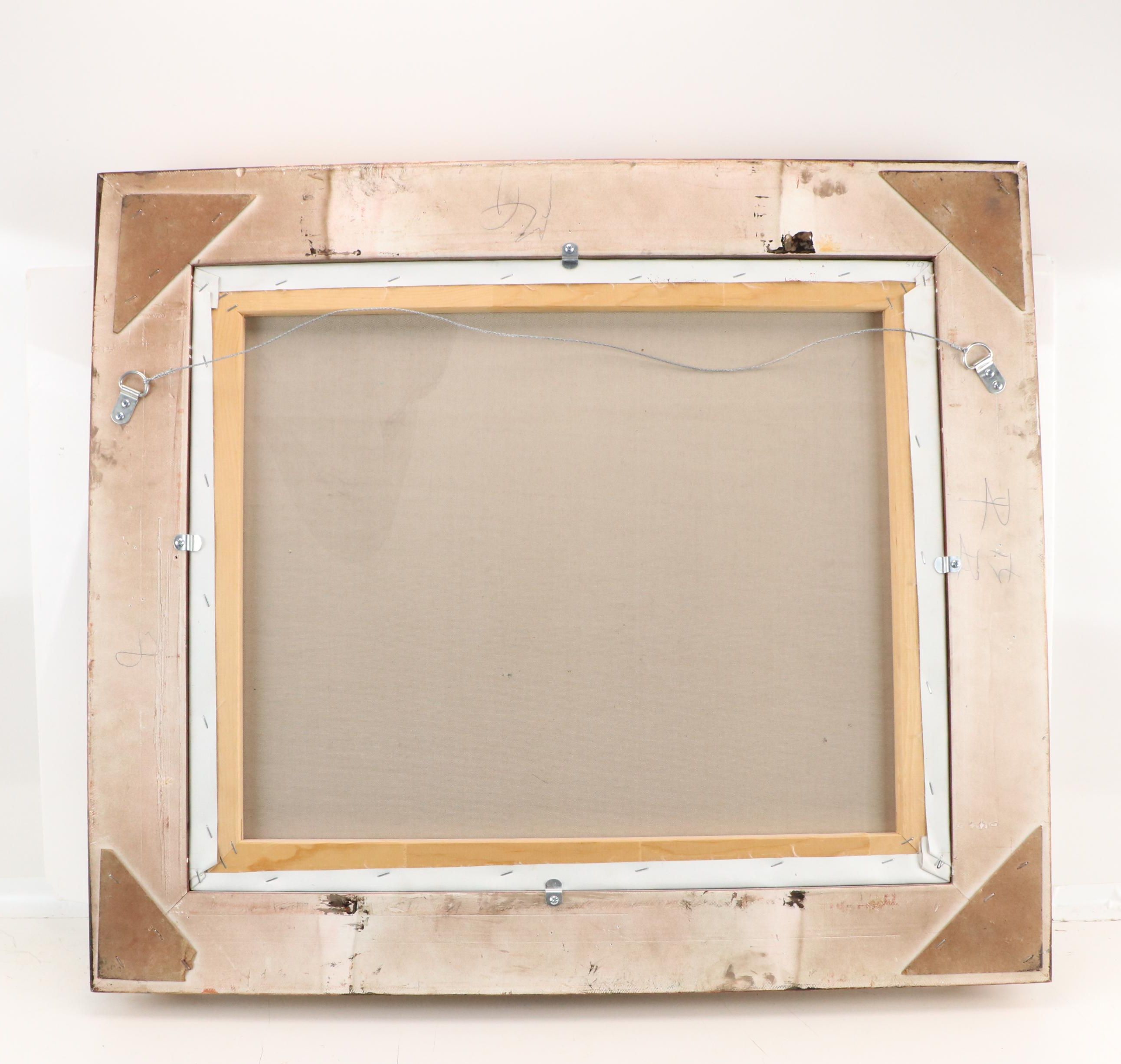 Rural Landscape Oil Painting of Garden Scene