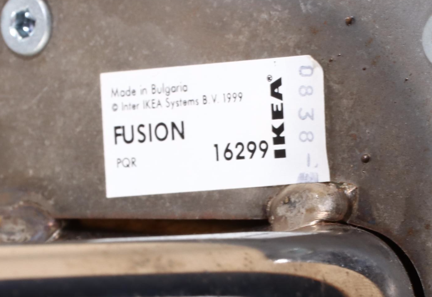 Five-Piece Sandra Kragnert for IKEA "Fusion" Ash-Veneered and Steel Dining Set