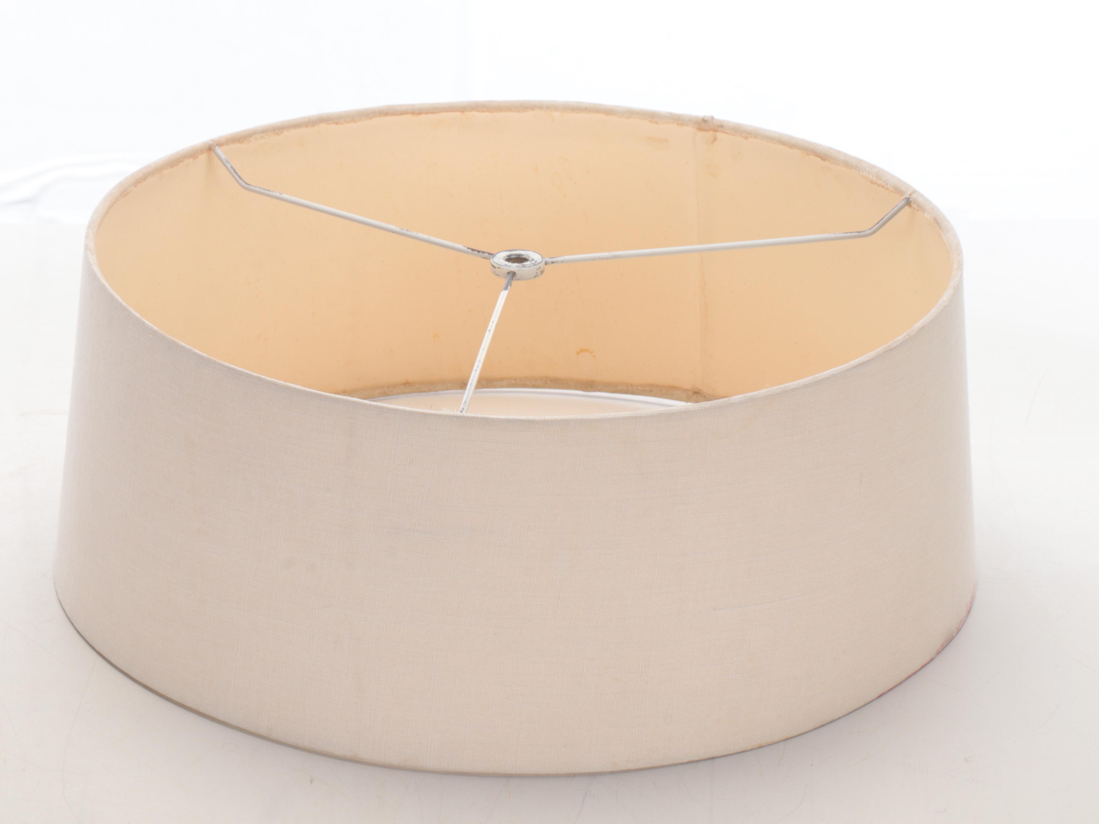 Gerald Thurston Mid Century Modern Teak and Iron Lamp, Mid-20th C.