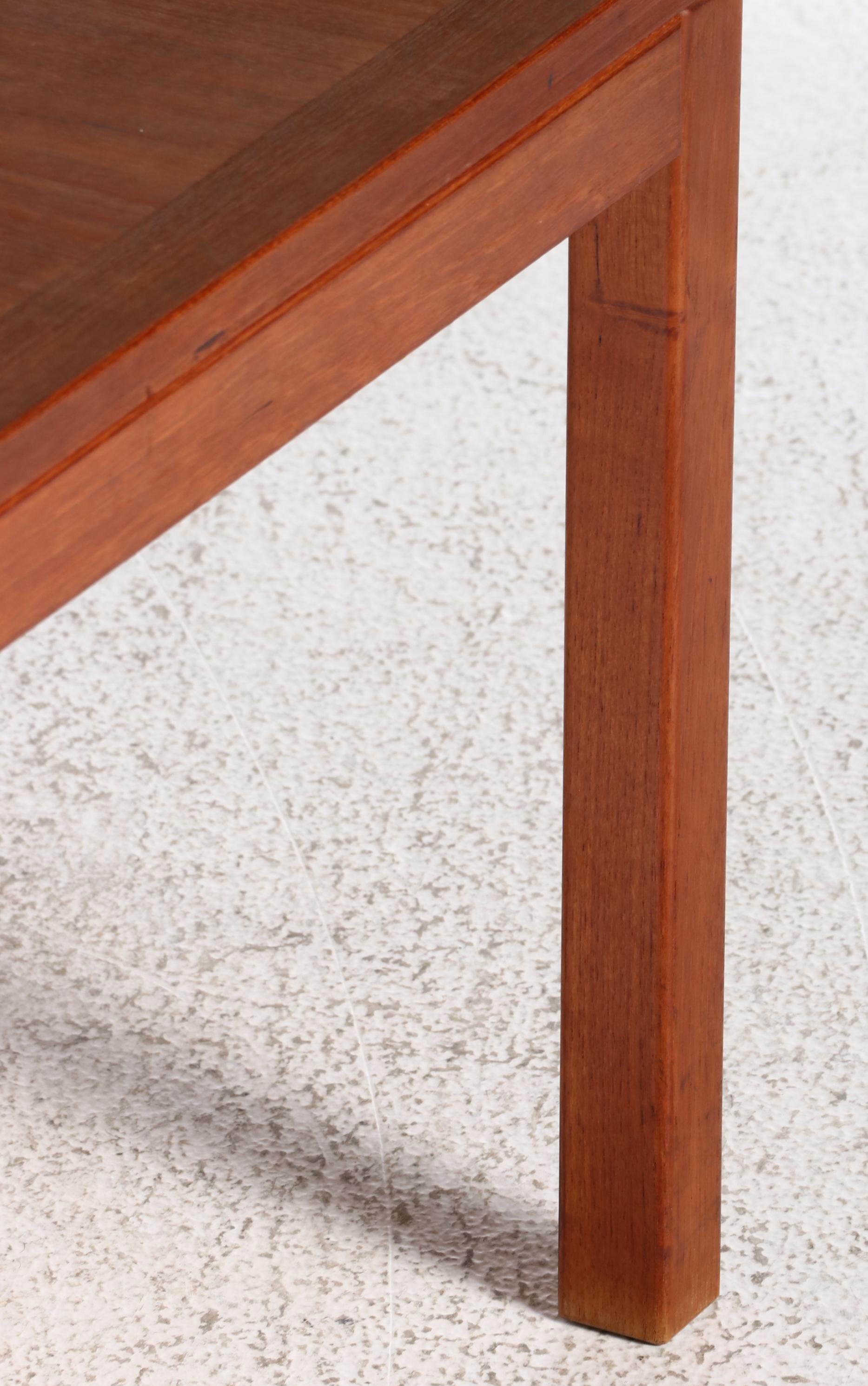 Vejle Stole og Møbelfabrik Danish Modern Teak Coffee Table, dated 1975