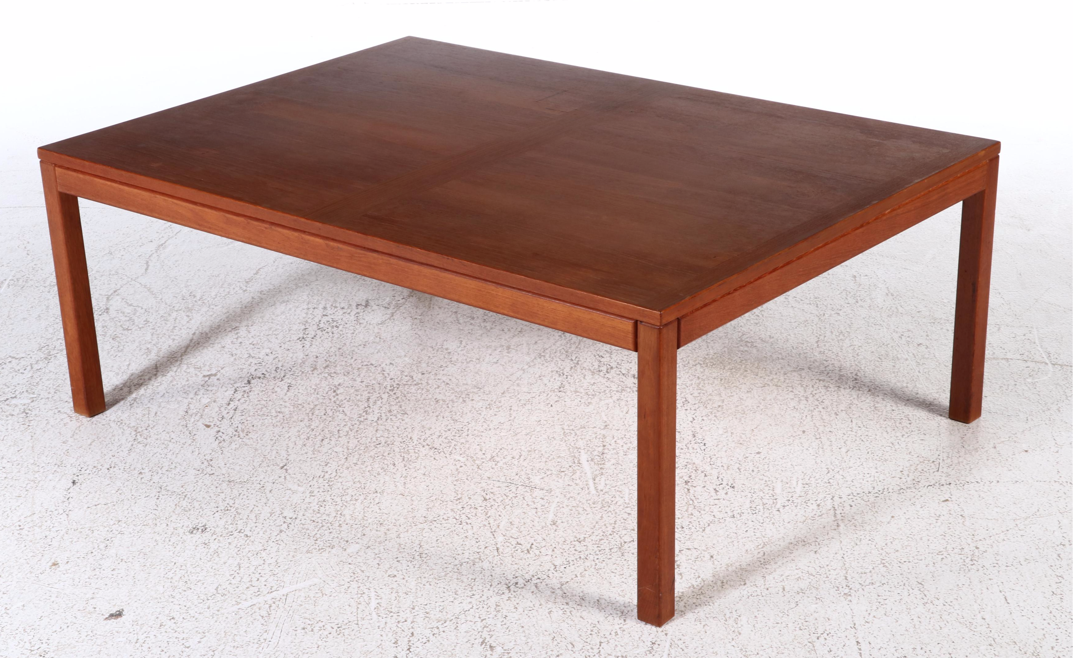 Vejle Stole og Møbelfabrik Danish Modern Teak Coffee Table, dated 1975