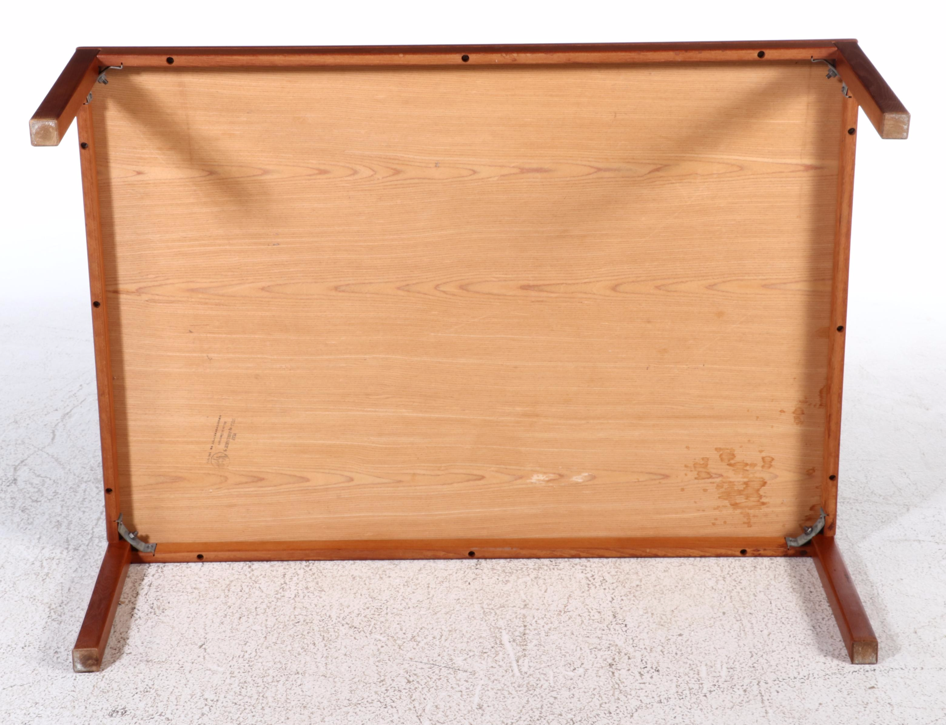 Vejle Stole og Møbelfabrik Danish Modern Teak Coffee Table, dated 1975