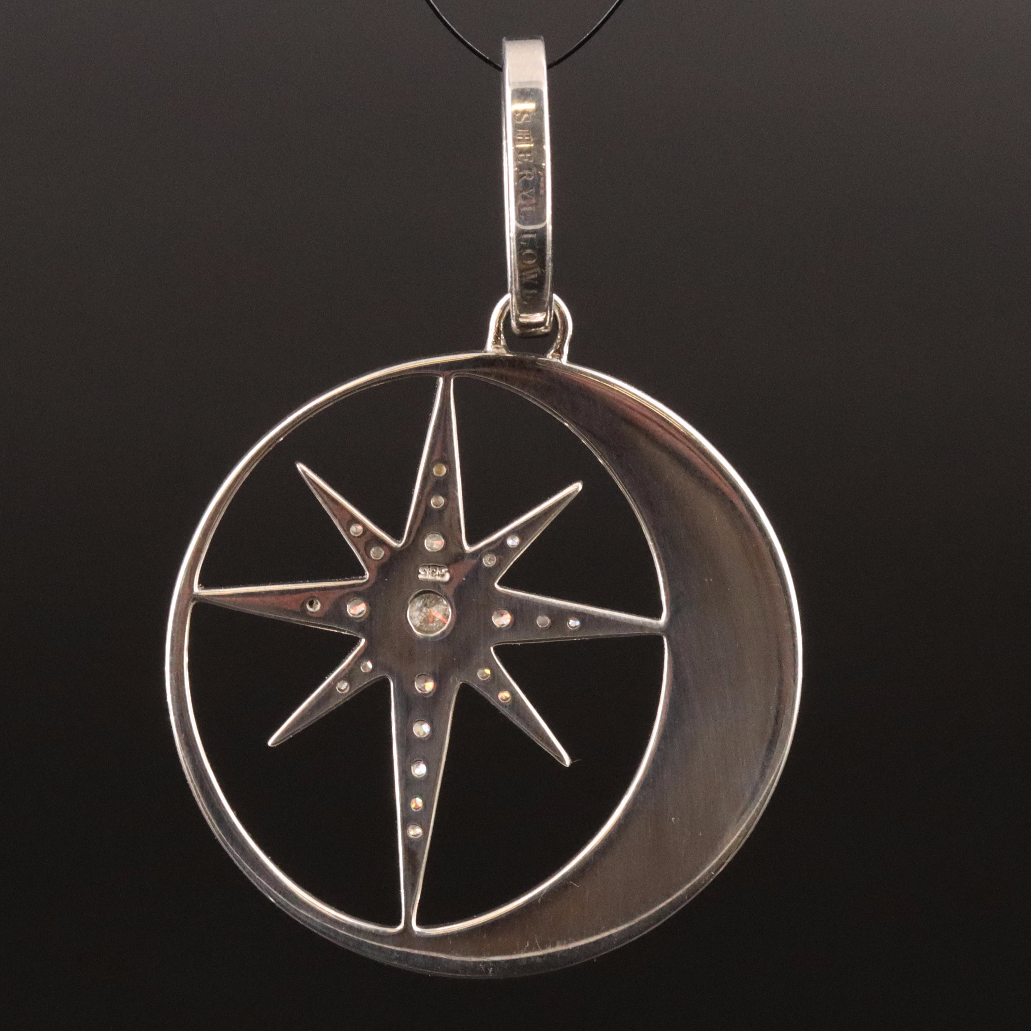 Sheryl Lowe Sterling Diamond North Star Pendant