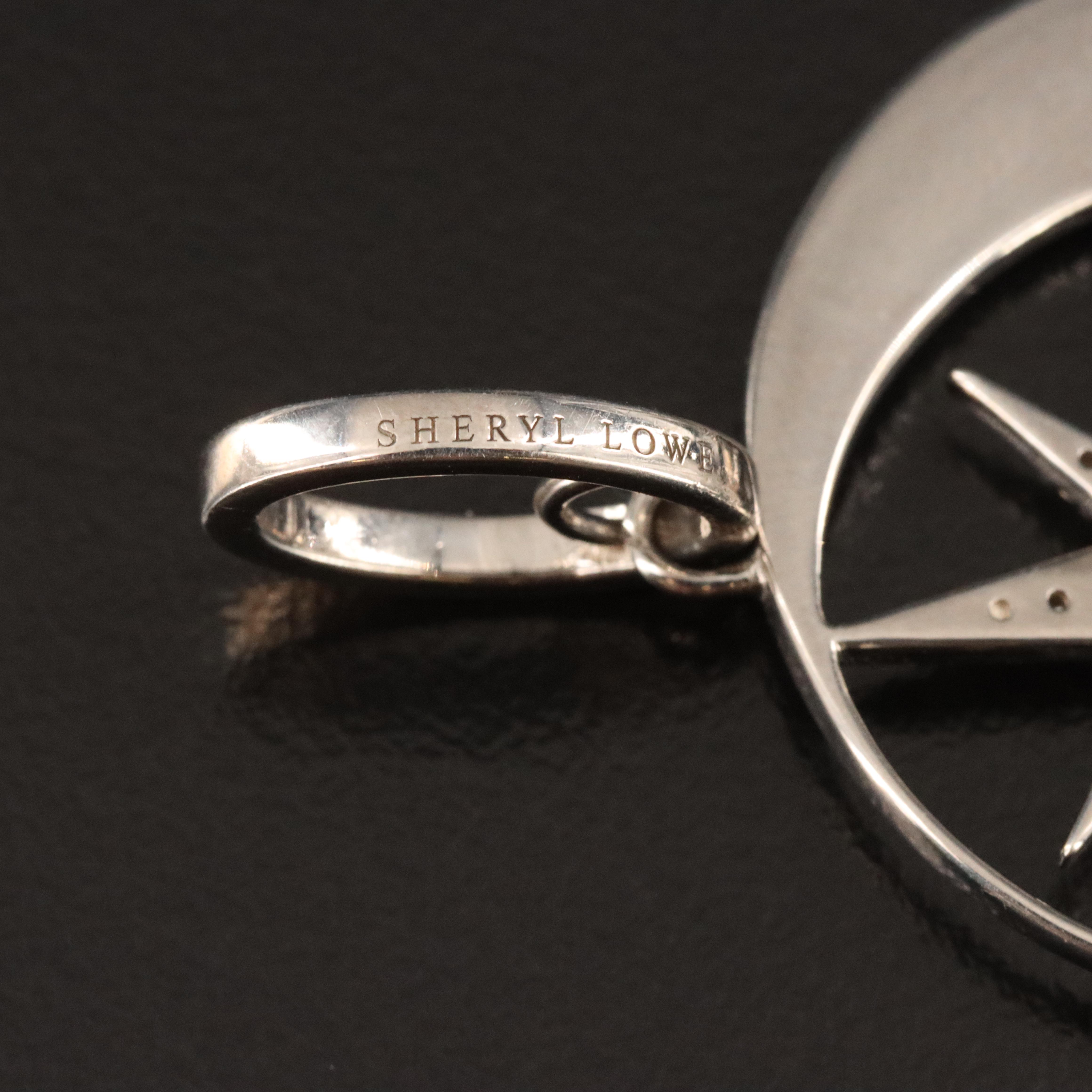 Sheryl Lowe Sterling Diamond North Star Pendant