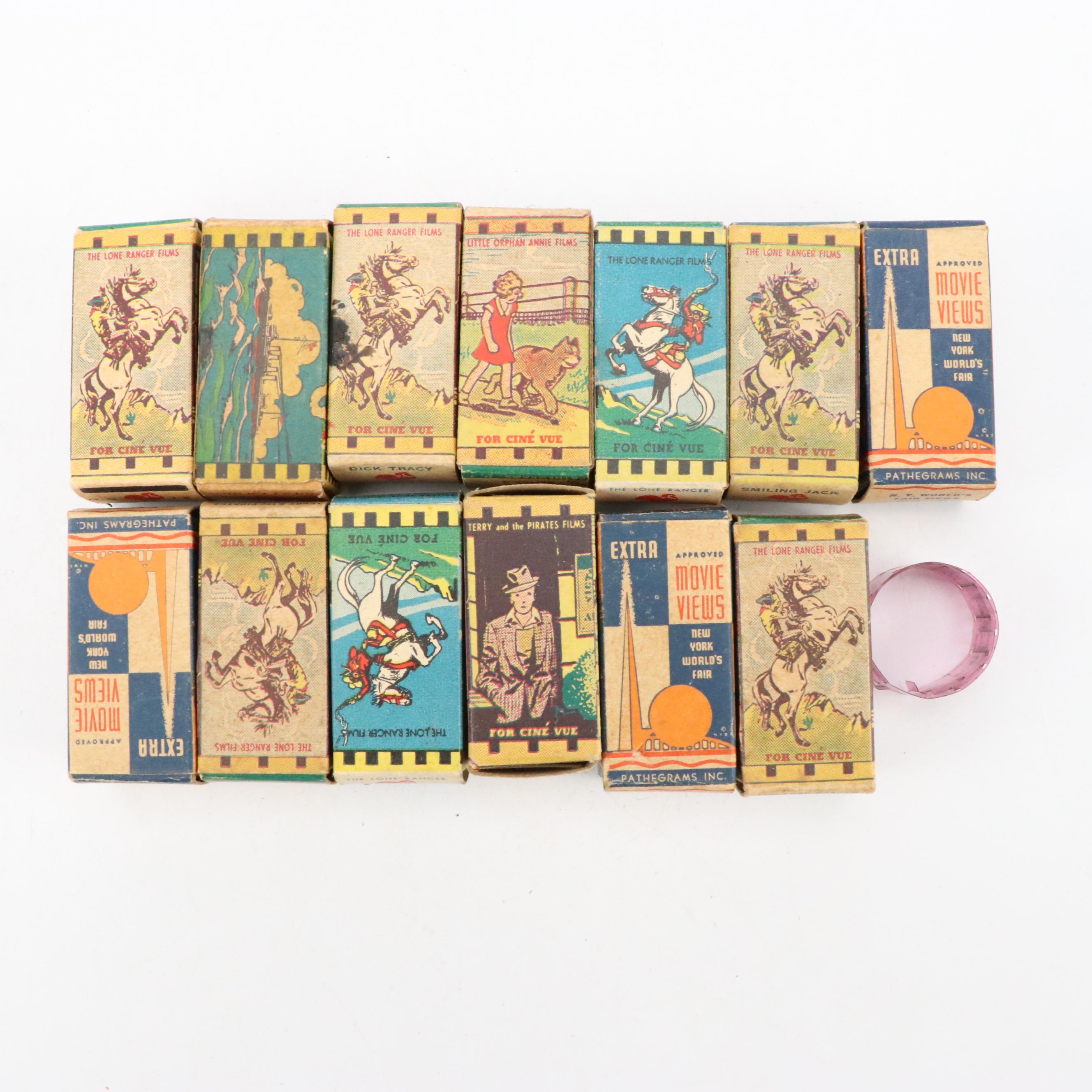 "The Lone Ranger" Pathegrams Cine Viewer and Film Strips, Books, Sign and More