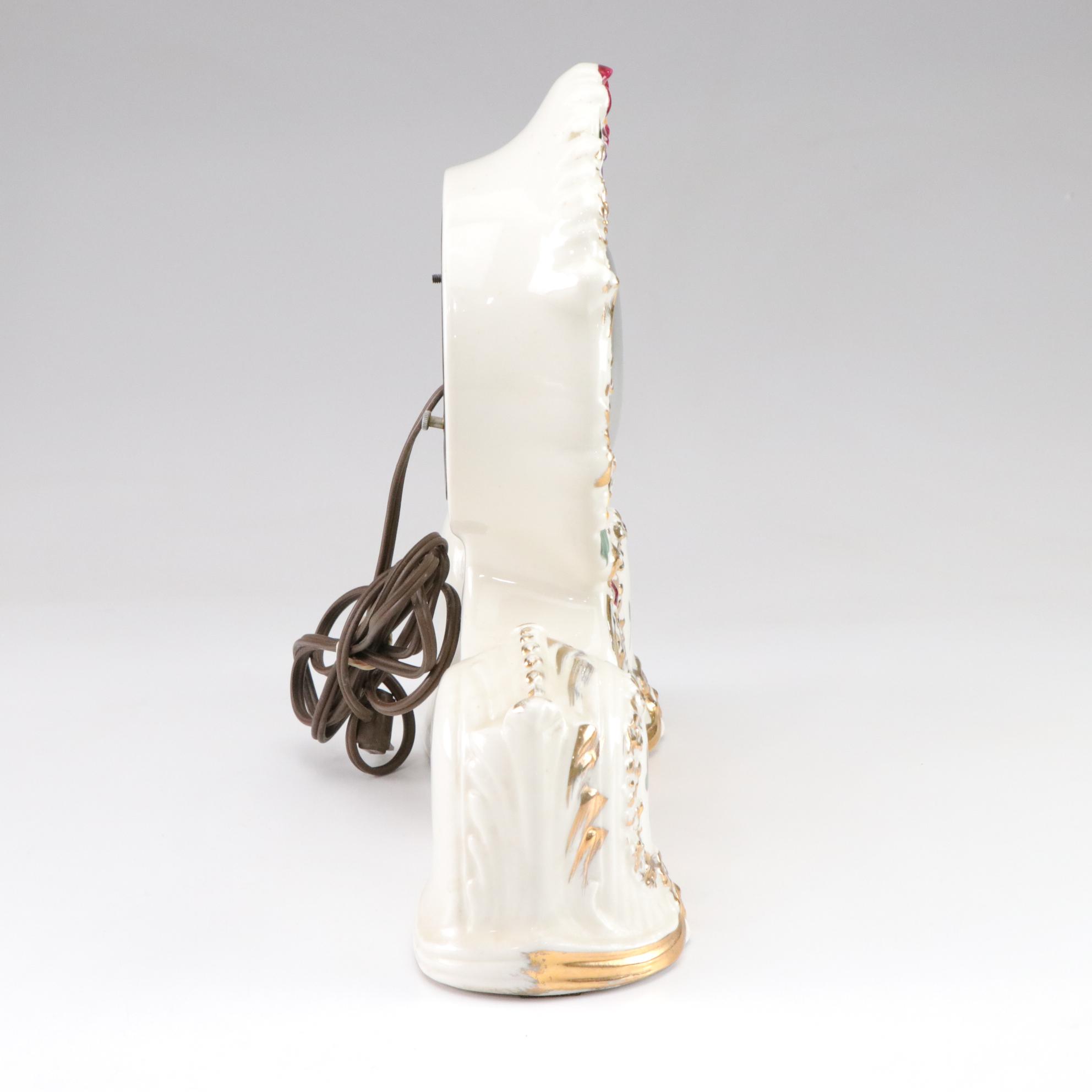 Sessions Electric Mantel Clock with Ceramic Case, Mid 20th Century