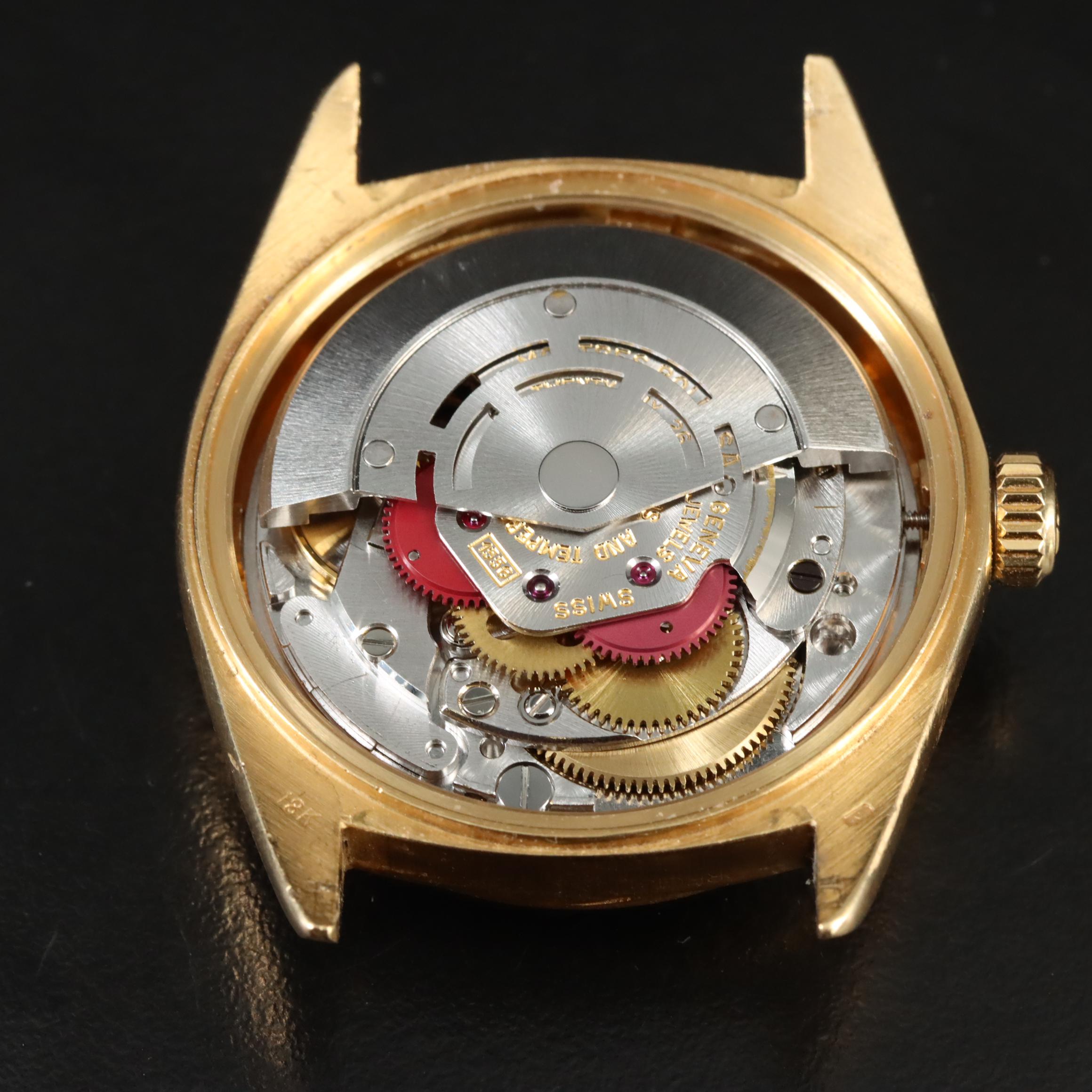 1973 Rolex Day-Date Custom Diamond Dial and Band Watch